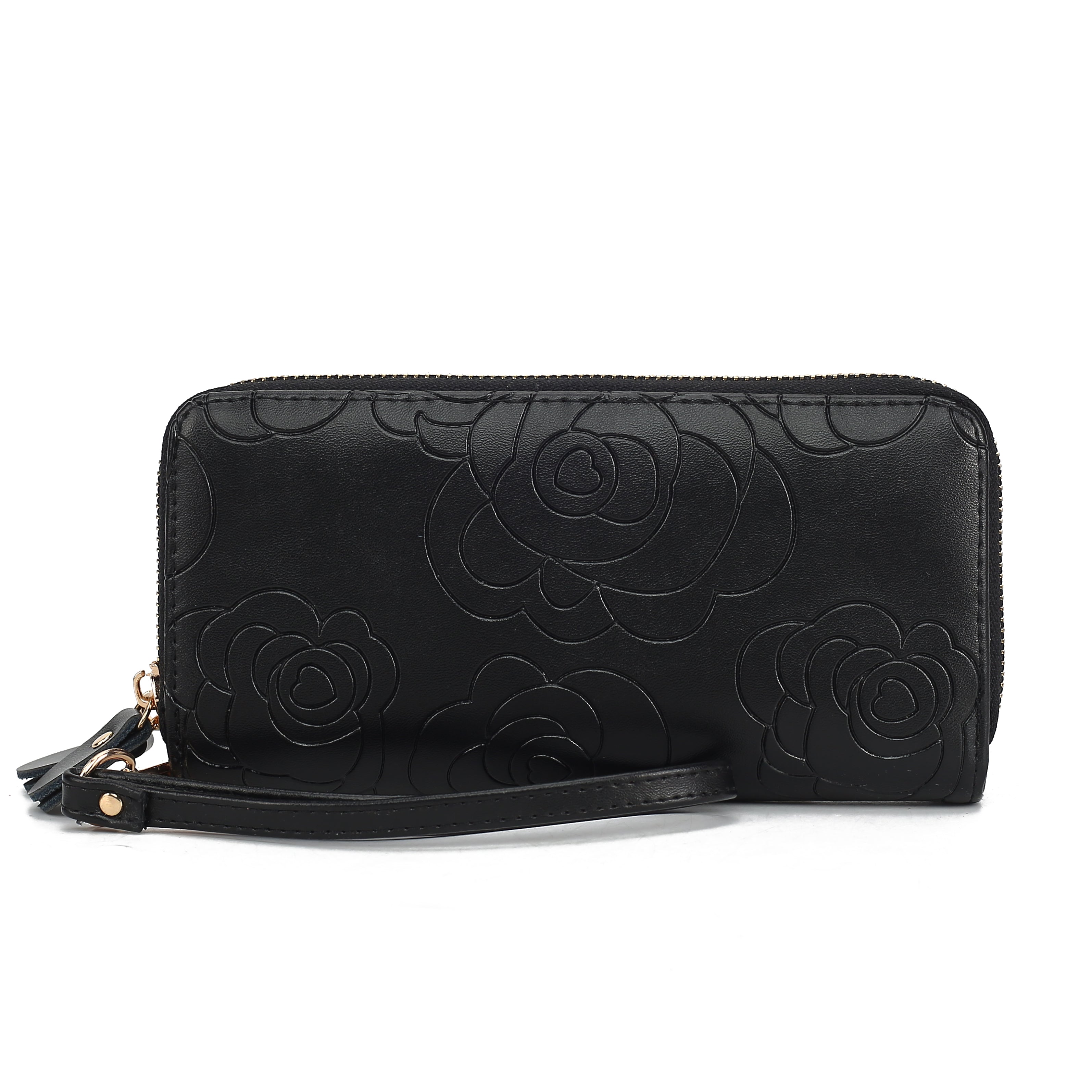 MKF Collection Women's Ellie Leather Wallet Black Bags - Tophatter Daily Deals