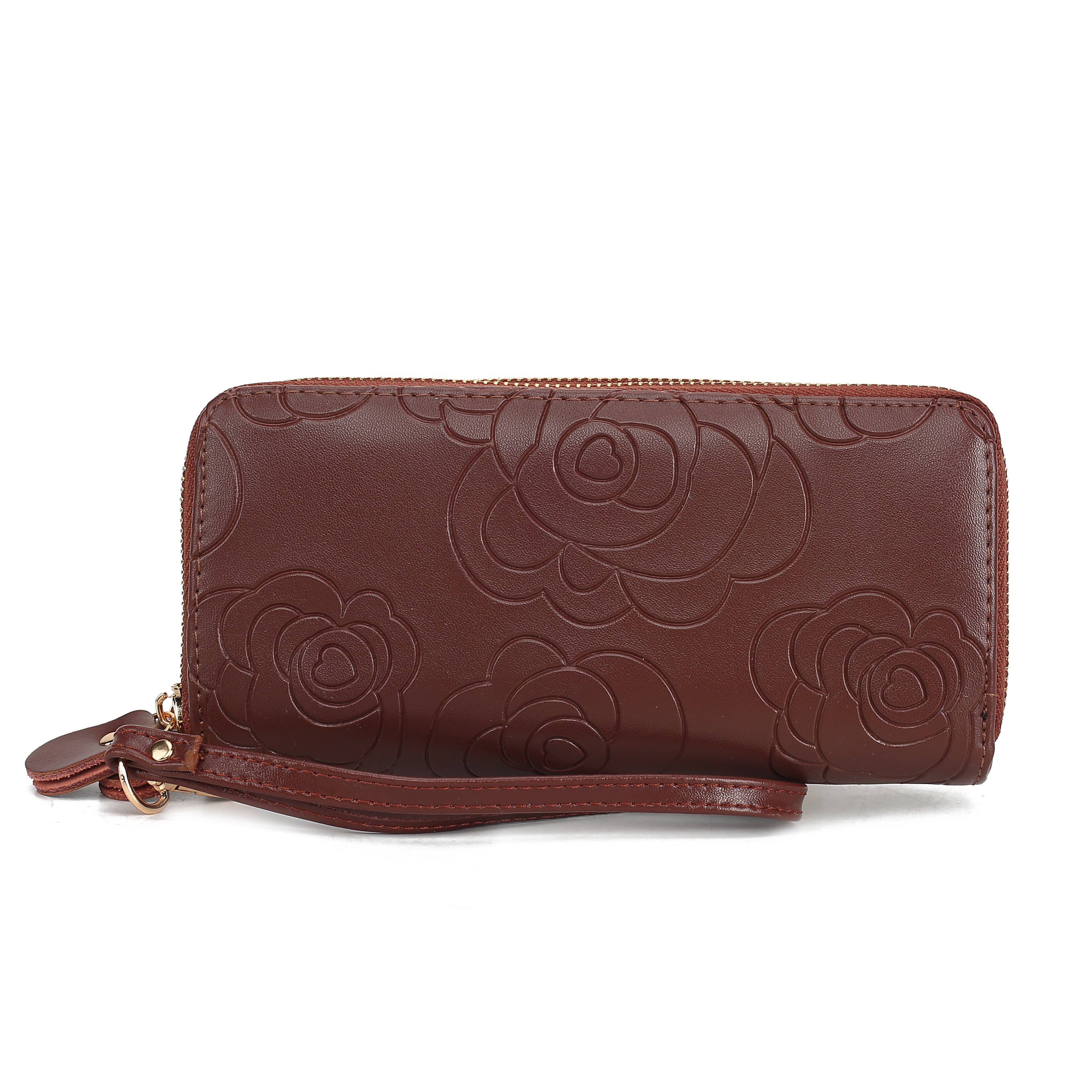MKF Collection Women's Ellie Leather Wallet Coffee Bags - Tophatter Daily Deals