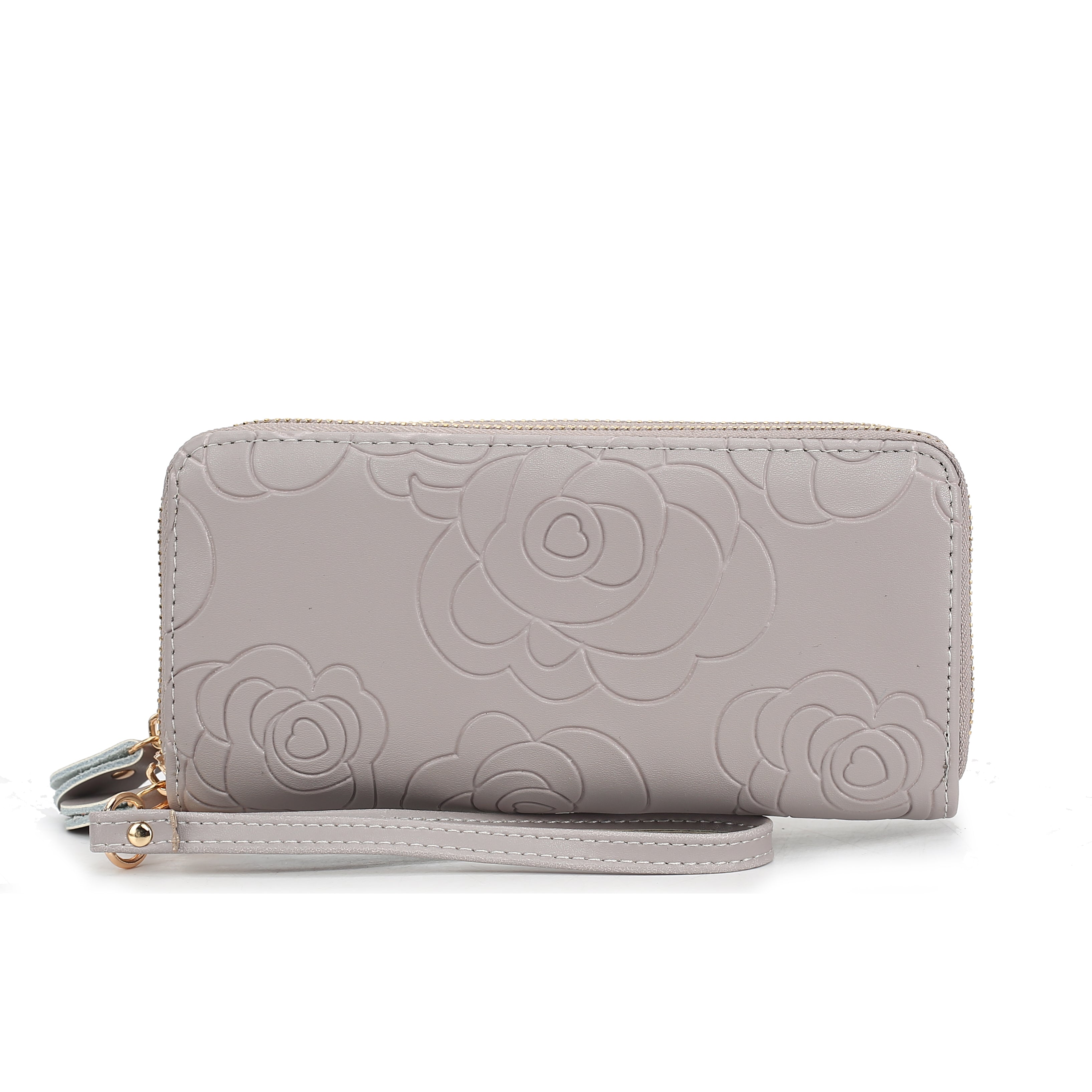 MKF Collection Women's Ellie Leather Wallet Gray Bags - Tophatter Daily Deals