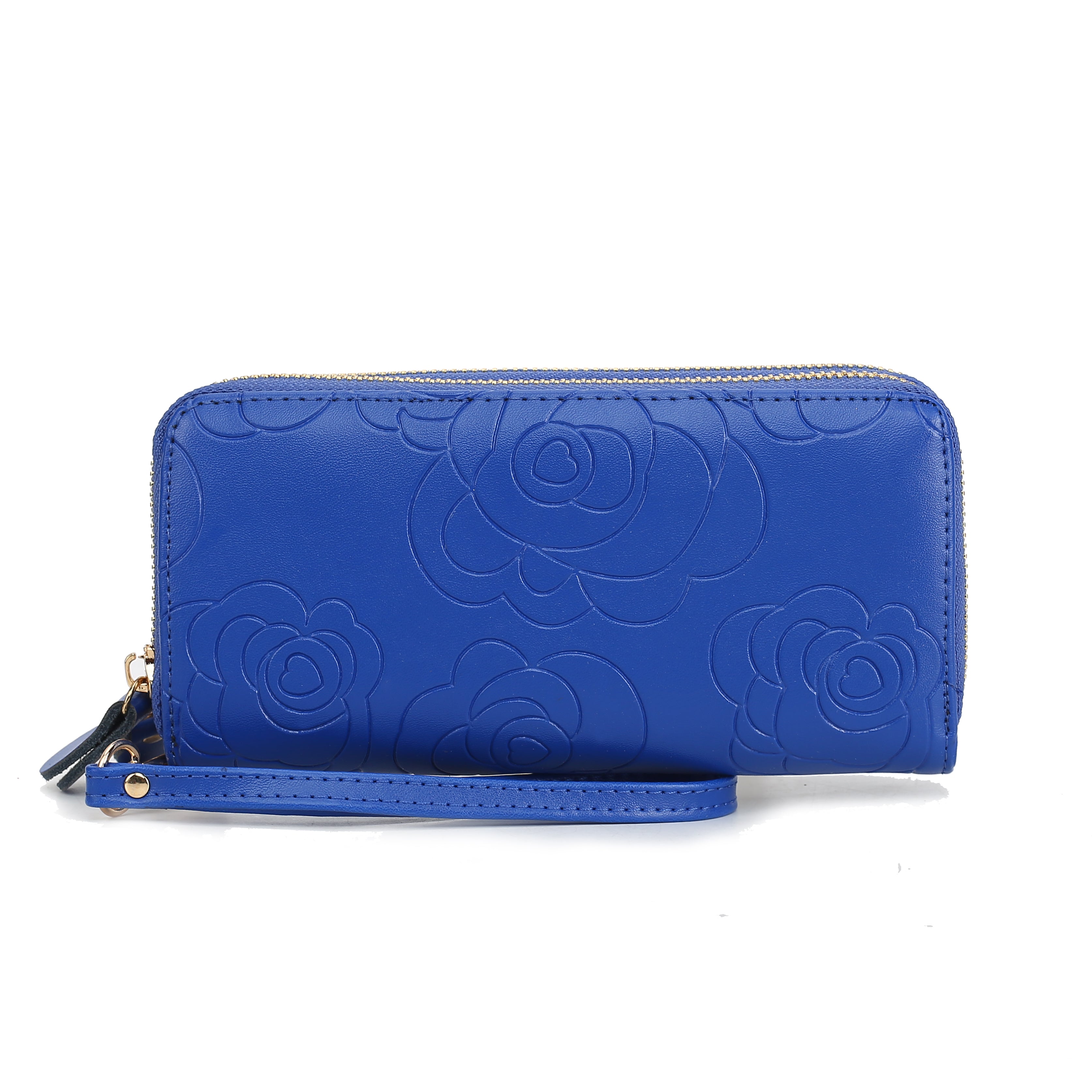 MKF Collection Women's Ellie Leather Wallet Royal Blue Bags - Tophatter Daily Deals