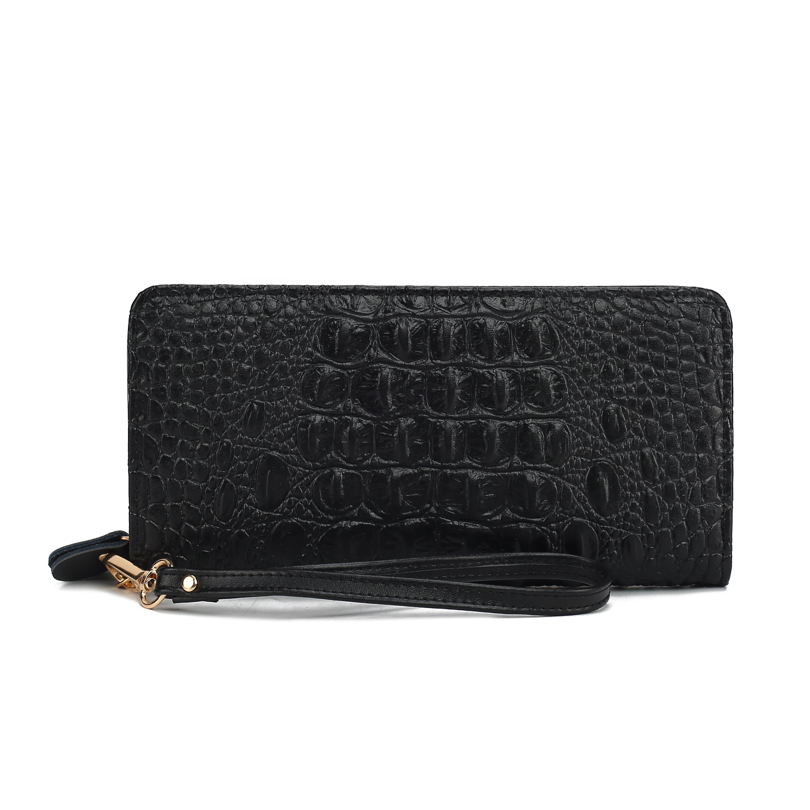 MKF Collection Women's Eve Leather Wallet Black Bags - Tophatter Daily Deals