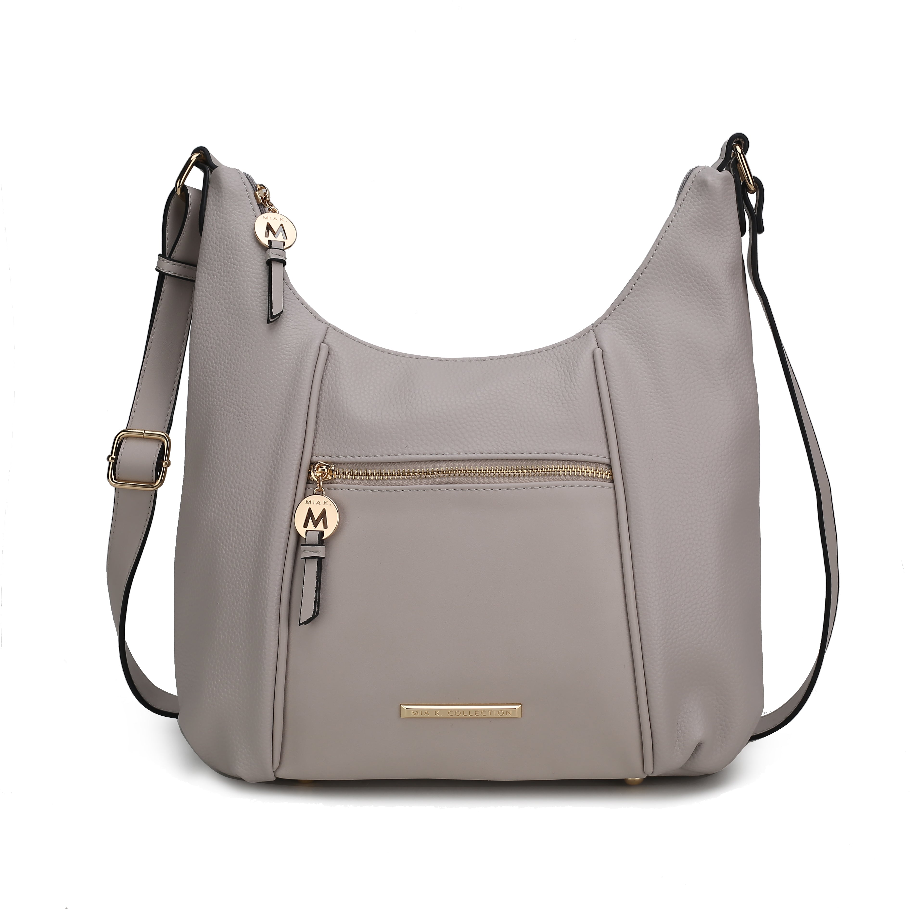 MKF Collection Women's Lavinia Shoulder Bag Light Grey Bags - Tophatter Daily Deals