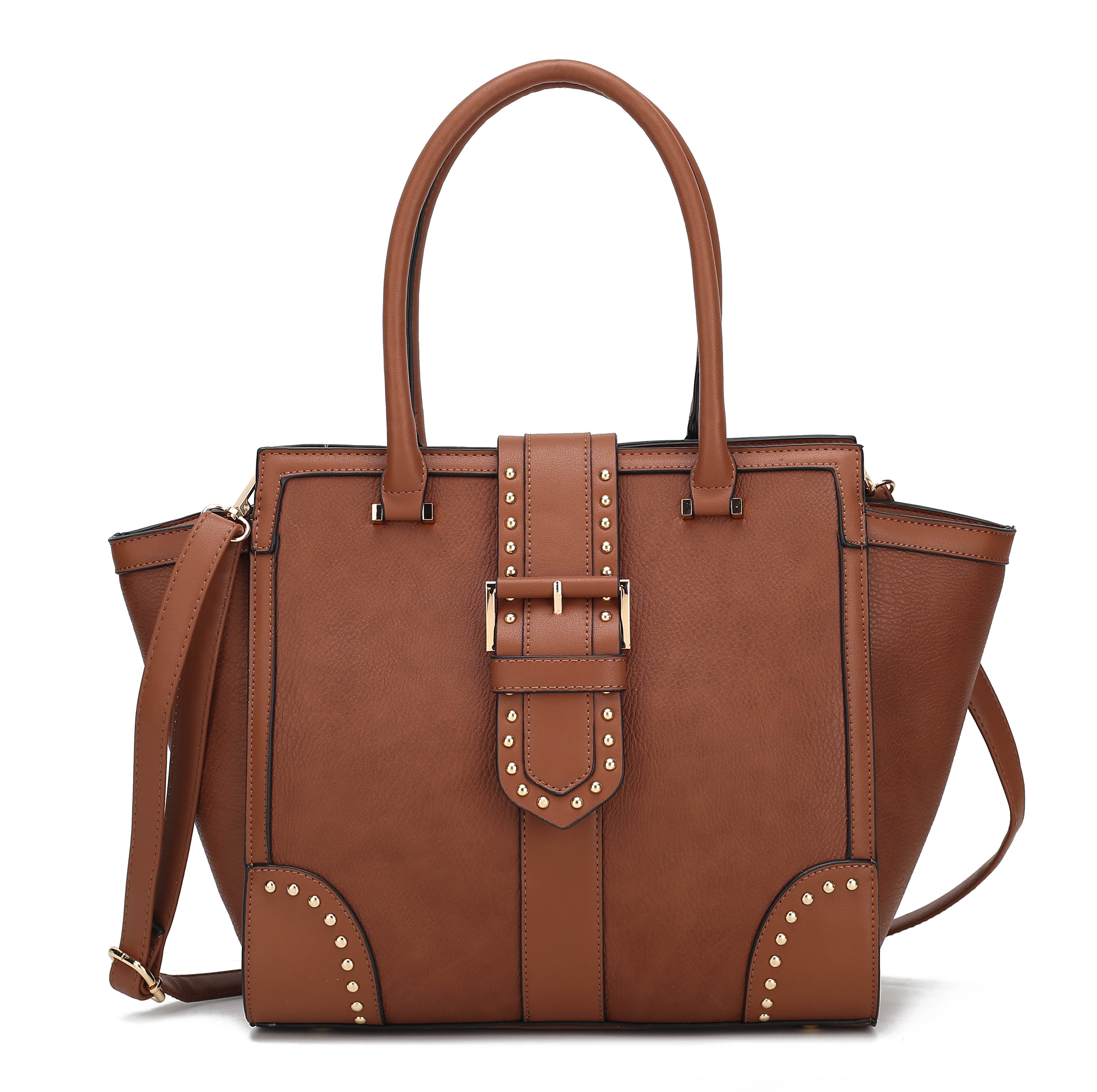 MKF Collection Women's Ilana Shoulder Bag Cognac Brown Bags - Tophatter Daily Deals