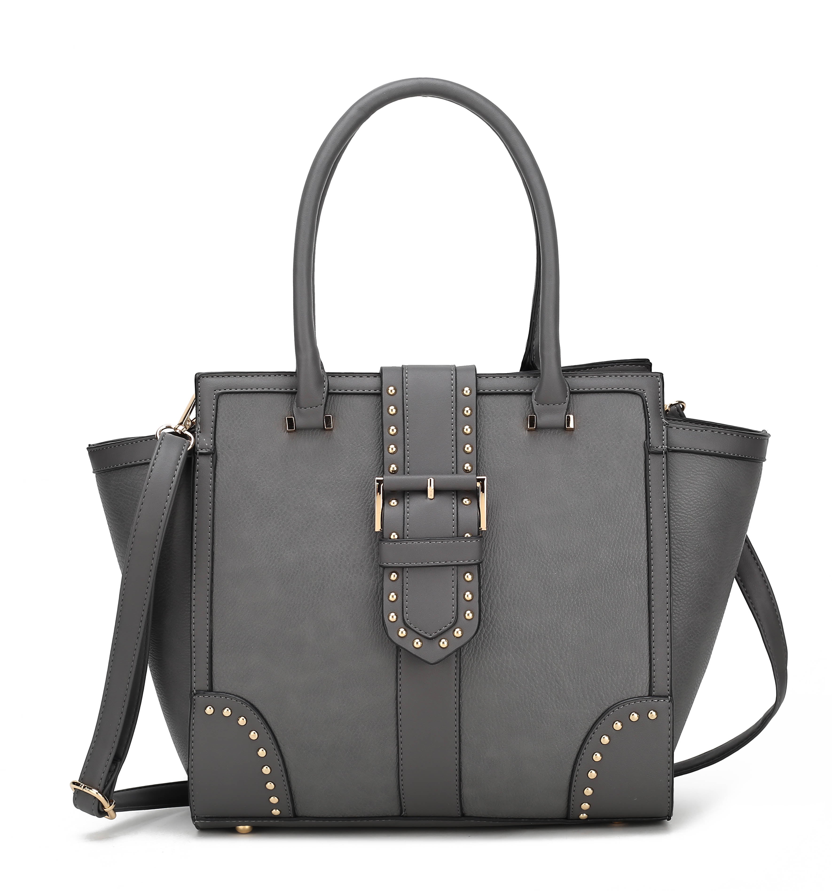MKF Collection Women's Ilana Shoulder Bag Charcoal Grey Bags - Tophatter Daily Deals