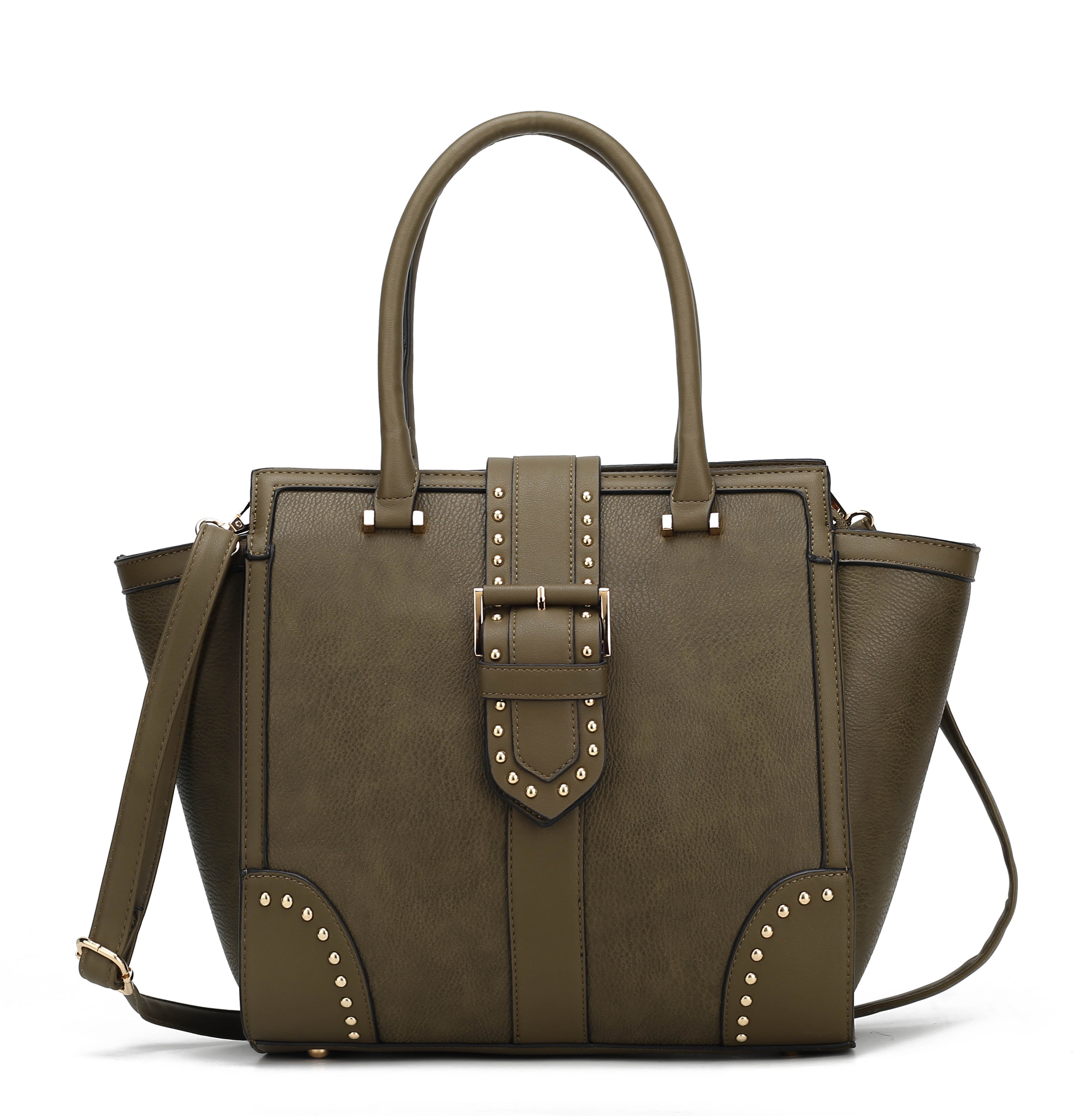 MKF Collection Women's Ilana Shoulder Bag Olive Bags - Tophatter Daily Deals