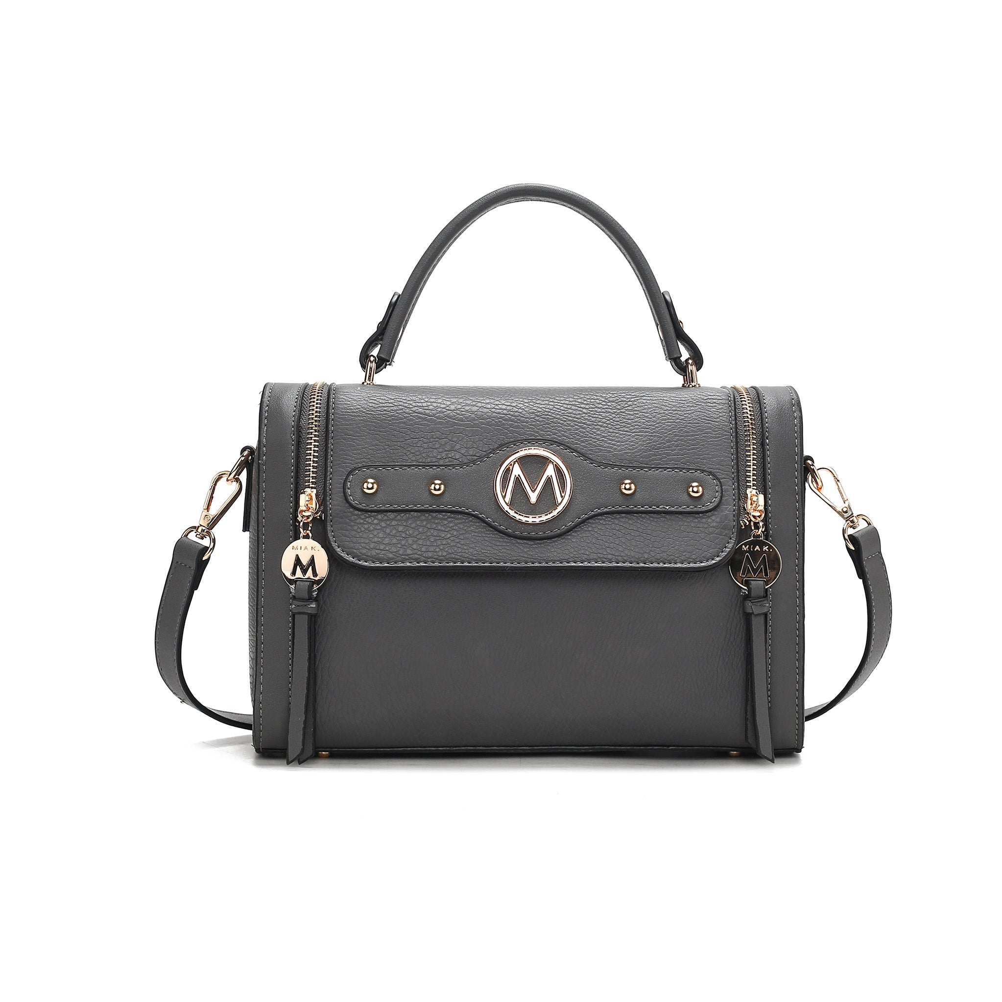 MKF Collection Women's Sabrina Shoulder Bag Charcoal Bags - Tophatter Daily Deals