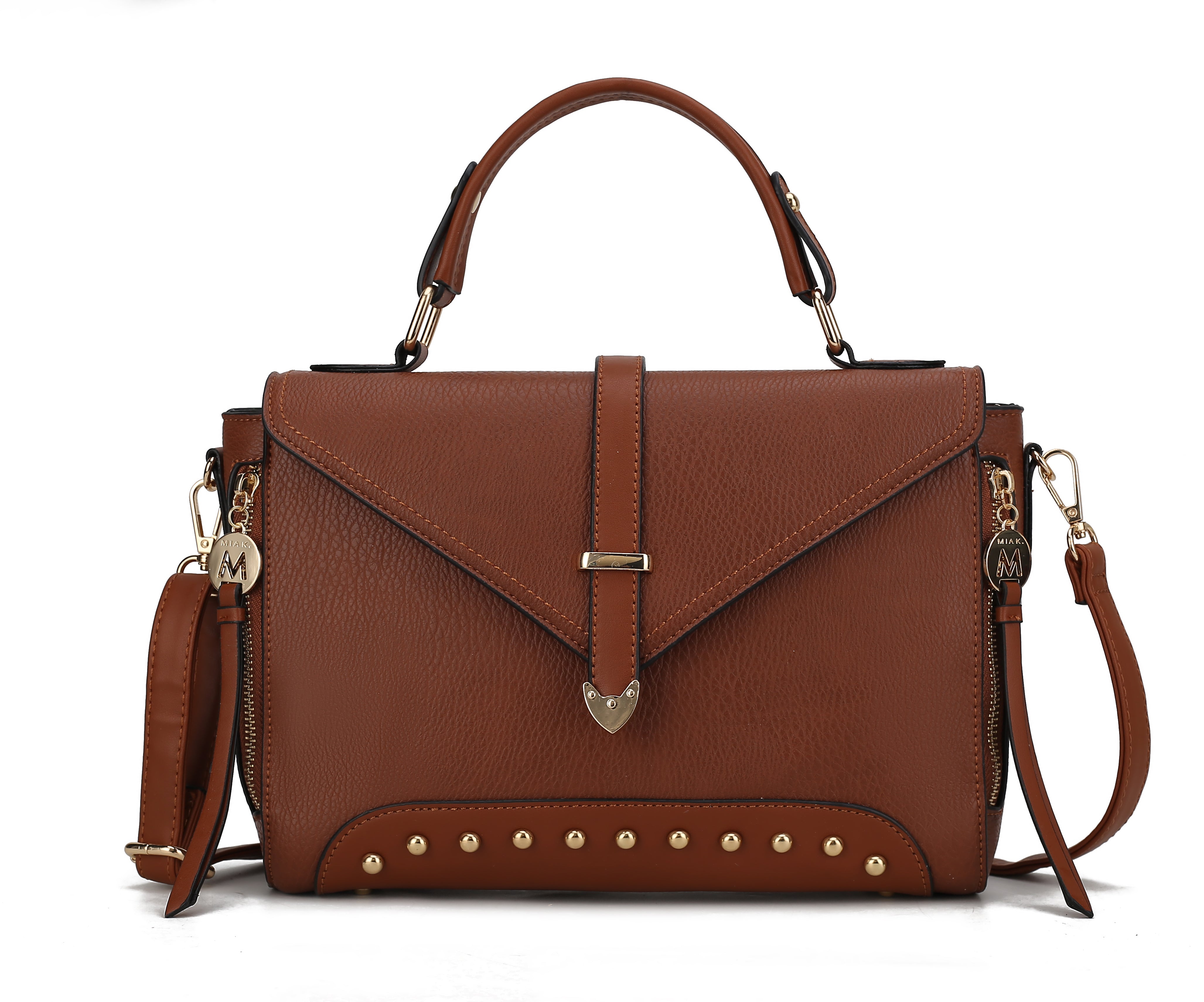 MKF Collection Women's Angela Shoulder Bag Cognac Brown Bags - Tophatter Daily Deals