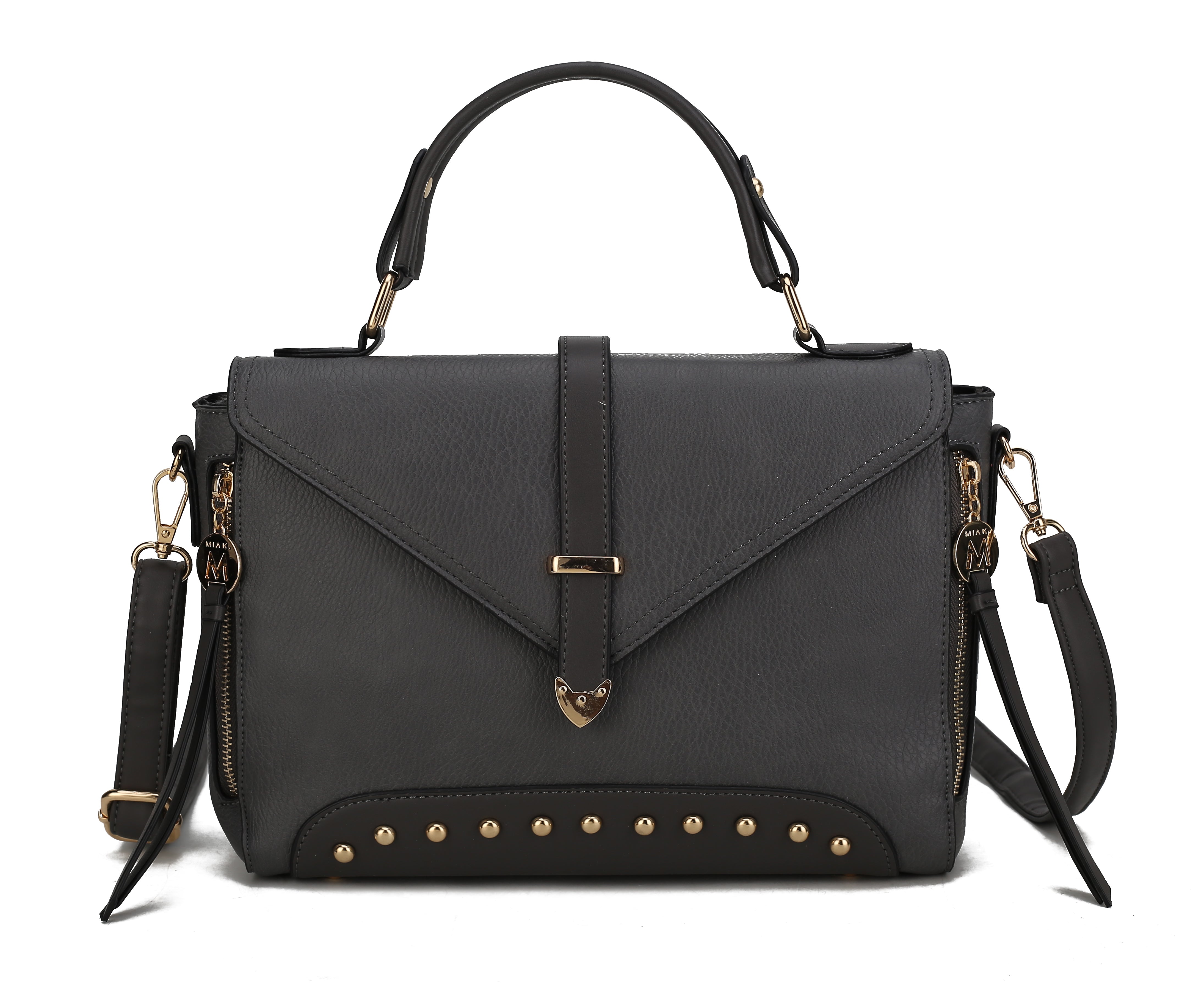 MKF Collection Women's Angela Shoulder Bag Charcoal Grey Bags - Tophatter Daily Deals