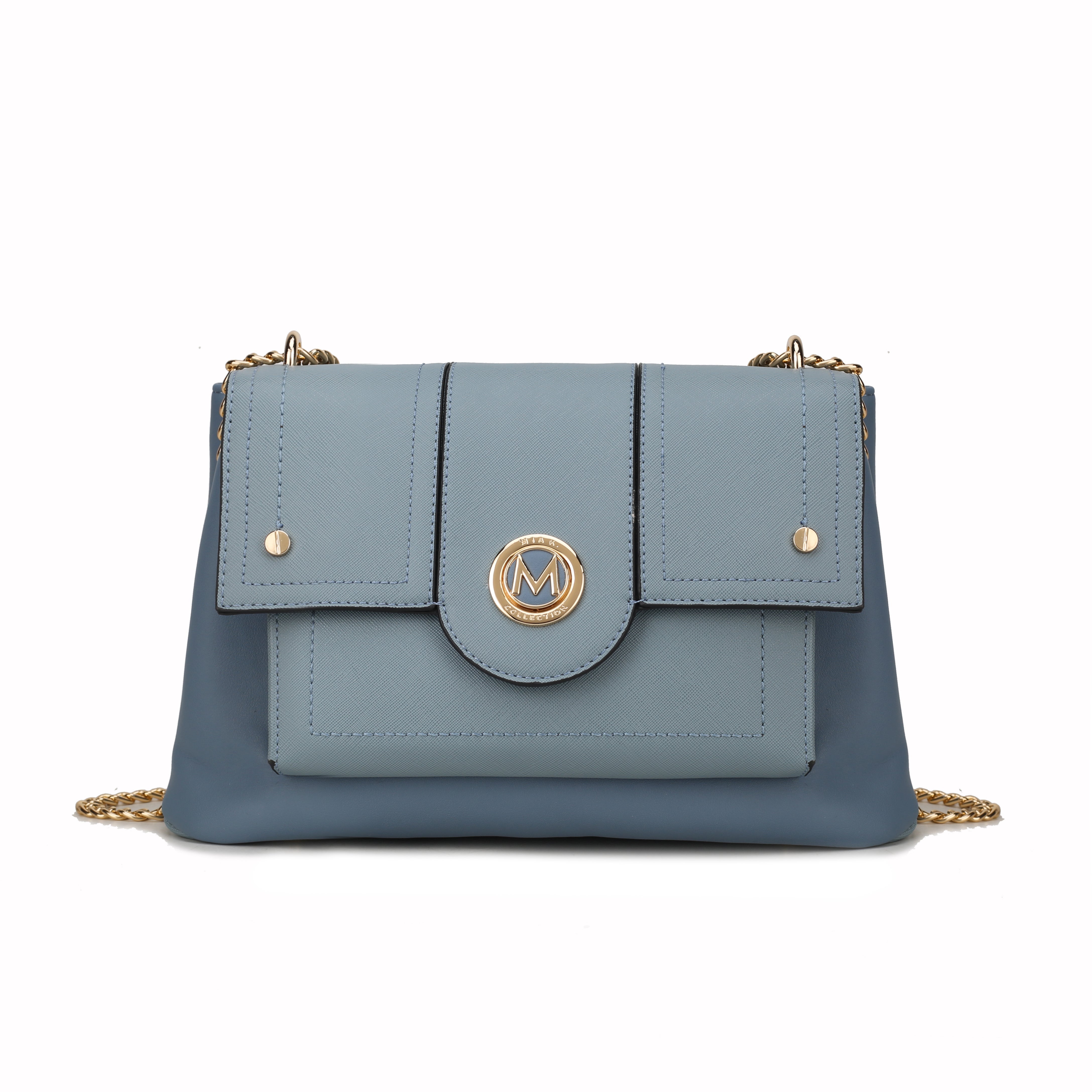 MKF Collection Women's Eden Shoulder Bag Denim Blue Bags - Tophatter Daily Deals