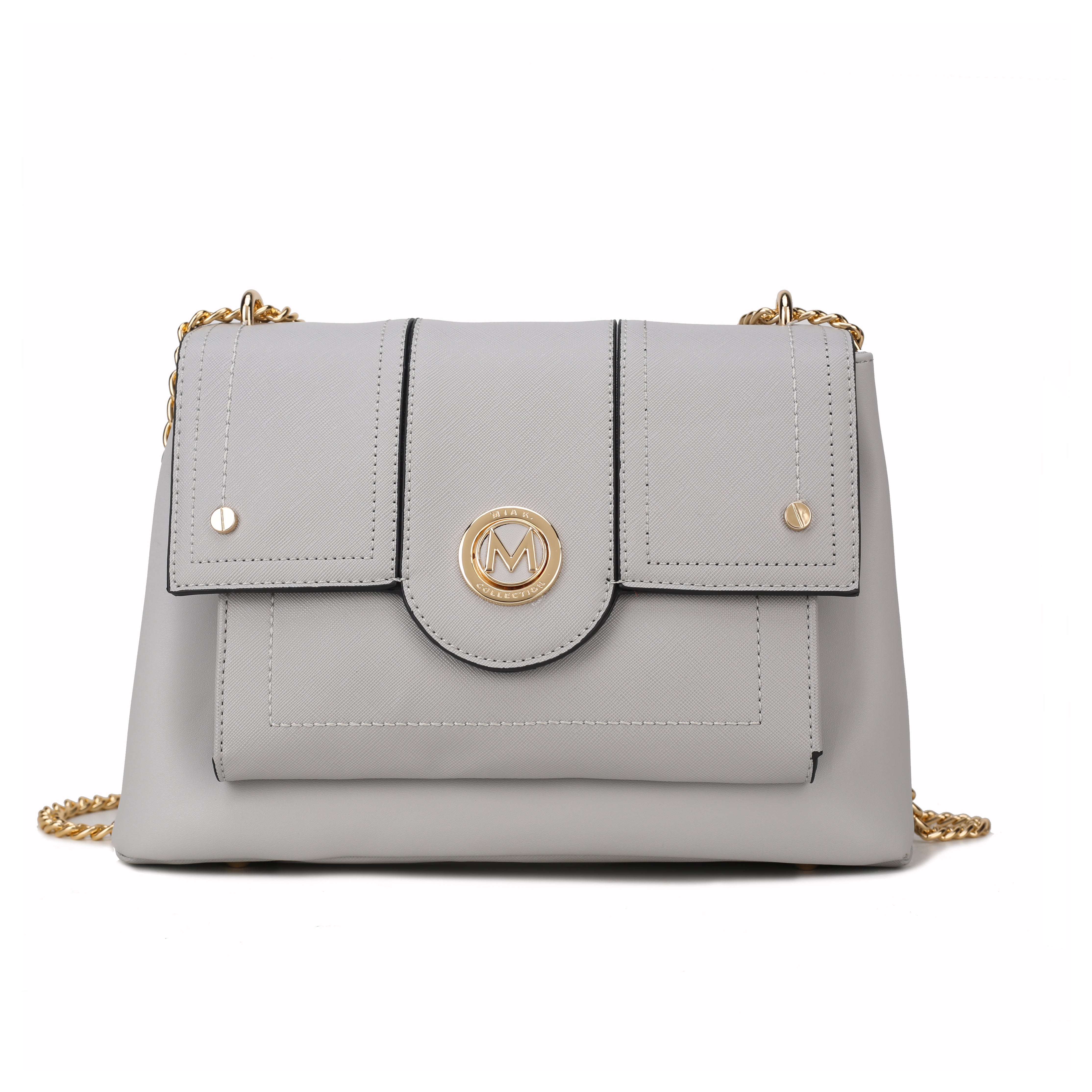 MKF Collection Women's Eden Shoulder Bag Light Grey Bags - Tophatter Daily Deals