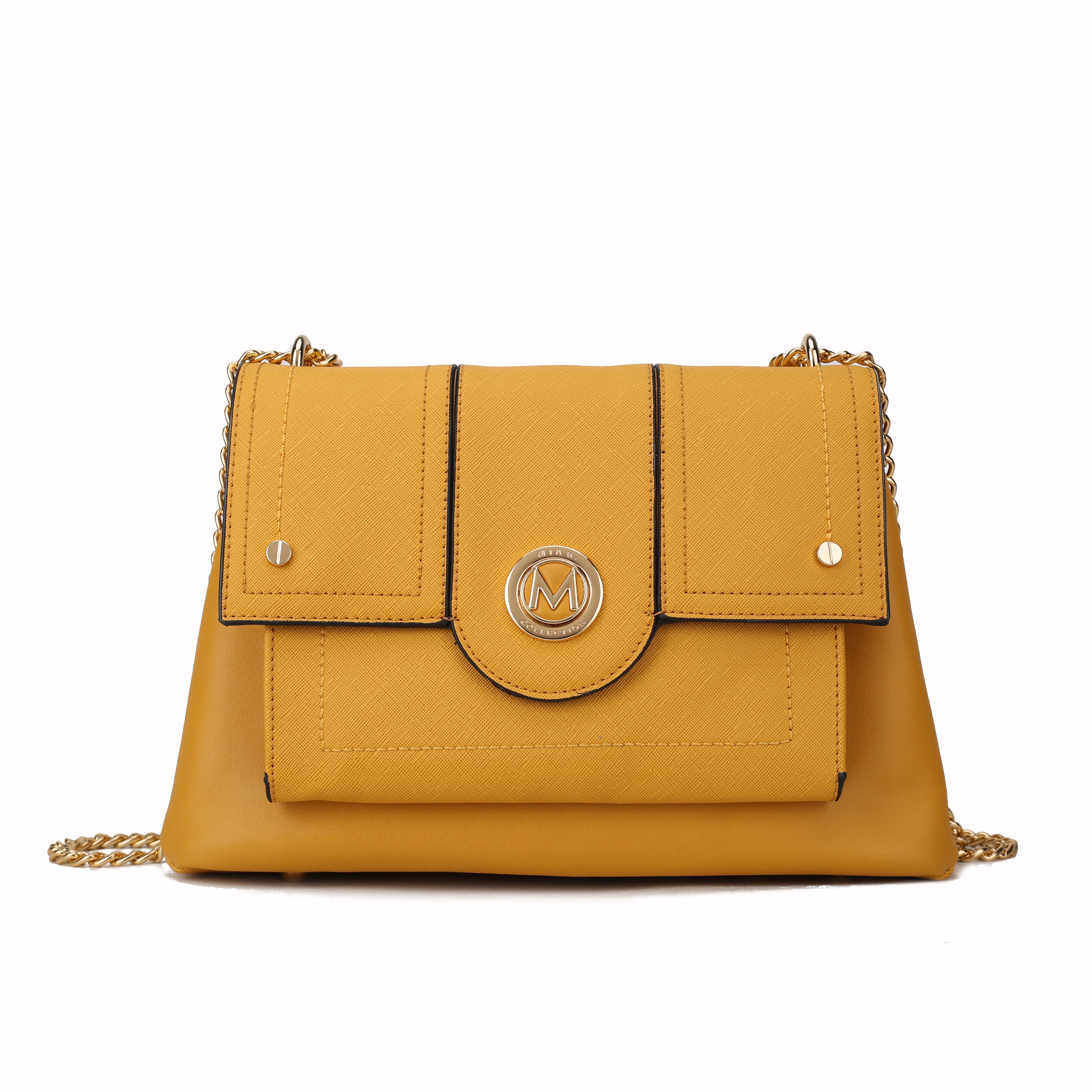 MKF Collection Women's Eden Shoulder Bag Mustard Bags - Tophatter Daily Deals