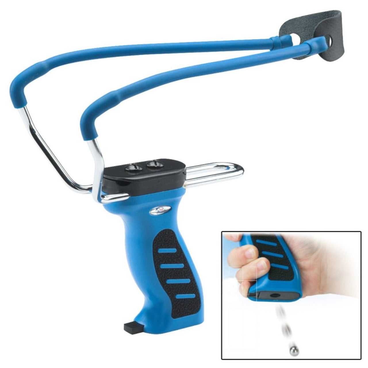 High Velocity Auto Feed System Hunting Slingshot - Tophatter's Guns'N'Weapons Store Collectible Weapons - Tophatter Daily Deals