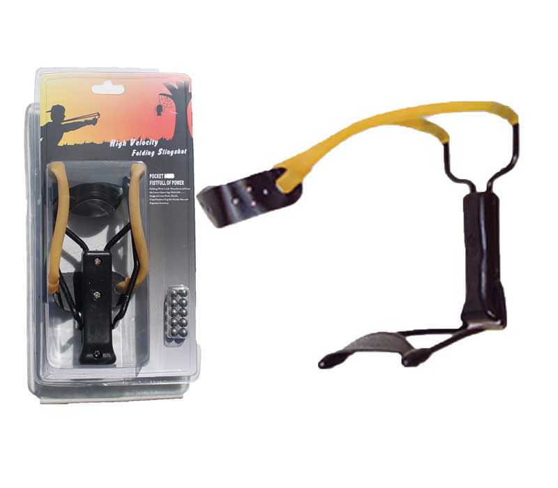 Hard Rubber Sling Shot With Slingshot Ammo Collectible Weapons - Tophatter Daily Deals