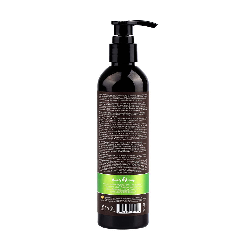 Naked In The Woods Hemp Seed Massage Lotion – 237 ml Scented Lotion > Essentials > Massage Oil - Tophatter Daily Deals