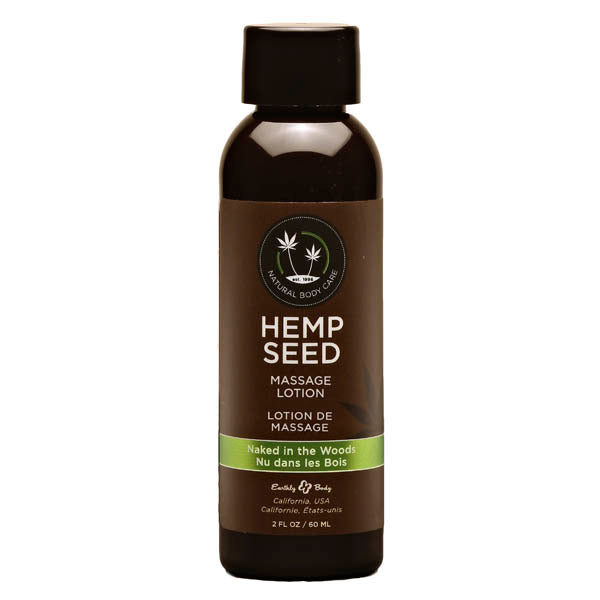 Hemp Seed Massage Lotion Naked In The Woods Tea And Ginger Scent 59ml Bottle > Essentials > Massage Oil - Tophatter Daily Deals