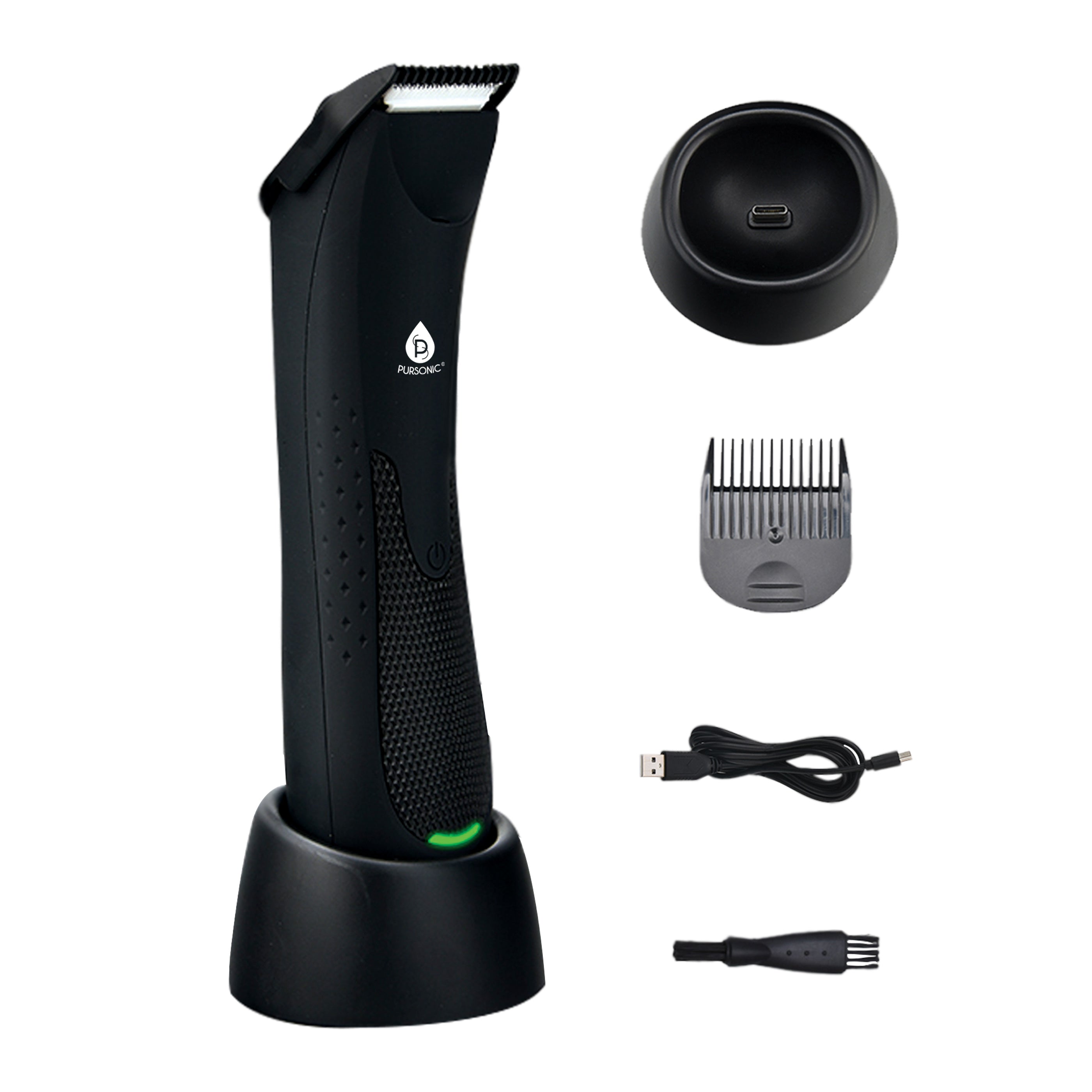 Pursonic Mario Lopez Wireless Body Hair Trimmer & Shaver Grooming Kits - Tophatter Daily Deals