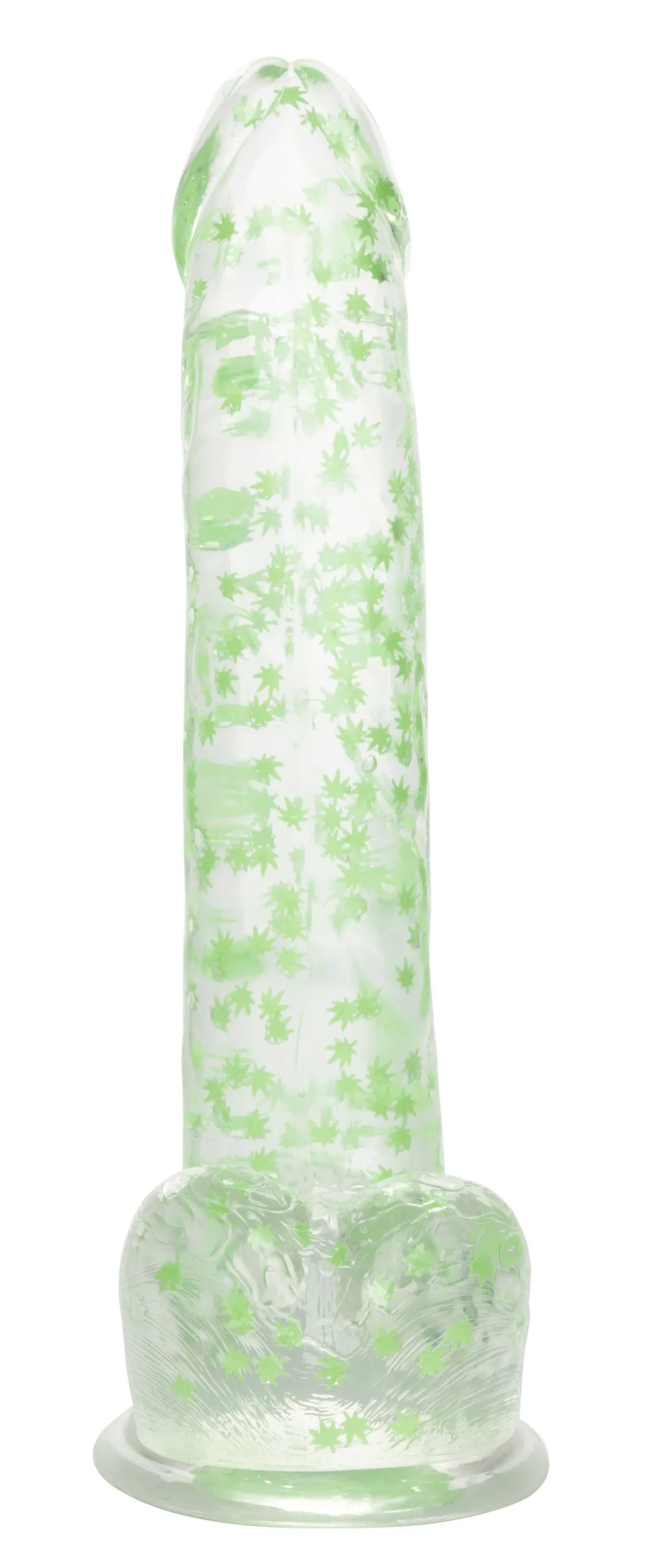 Naughty Bits I Leaf Dick – Glow-in-the-Dark 8 Inch Dildo > Dildos > Realistic Dildos - Tophatter Daily Deals
