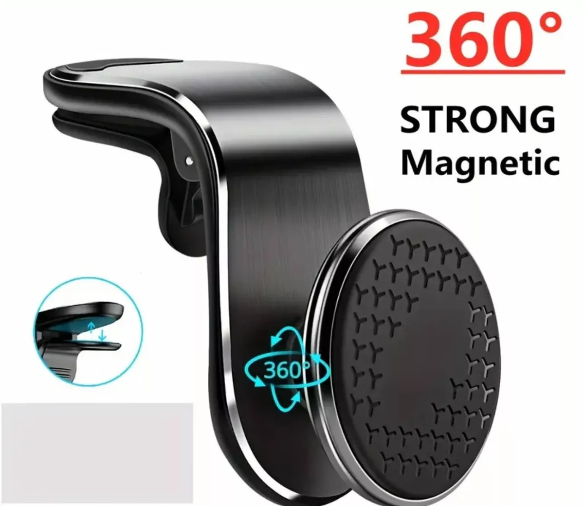 Vent Extended Magnetic Mount for Phones and GPS Devices Computer Accessories - Tophatter Daily Deals