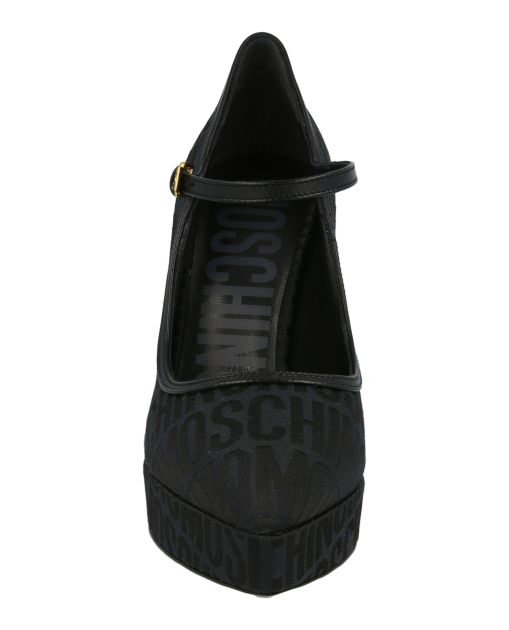 Moschino Logo Jacquard Mary Jane Pumps Footwear - Tophatter Daily Deals
