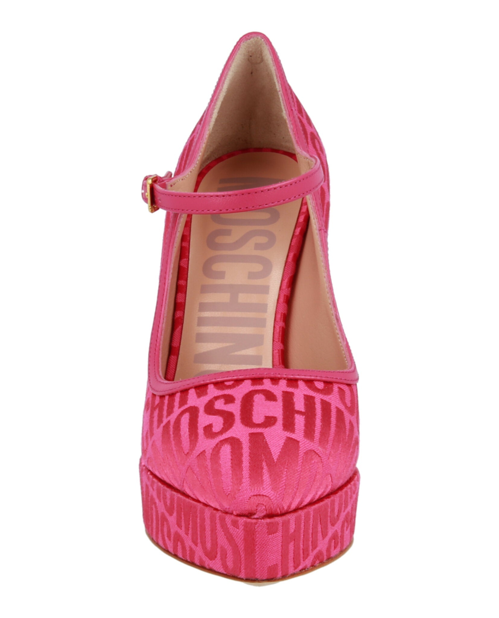 Moschino Logo Jacquard Mary Jane Pumps Footwear - Tophatter Daily Deals