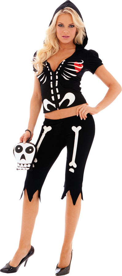 Women's Chloe Bones Glow-in-the-Dark Costume Womens Halloween Costumes - Tophatter Daily Deals