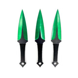 Momochi Ninjutsu Precision Throwing Knives Green knives - Tophatter Daily Deals