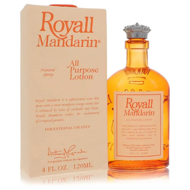 Royall Mandarin by Royall Fragrances All Purpose Lotion / Cologne 4 oz for Men 4 oz All Purpose Lotion - Tophatter Daily Deals