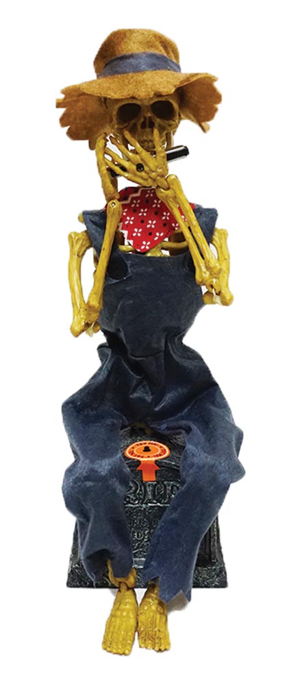 HARMONICA PLAYING SKELETON Halloween Skeleton Decorations - Tophatter Daily Deals