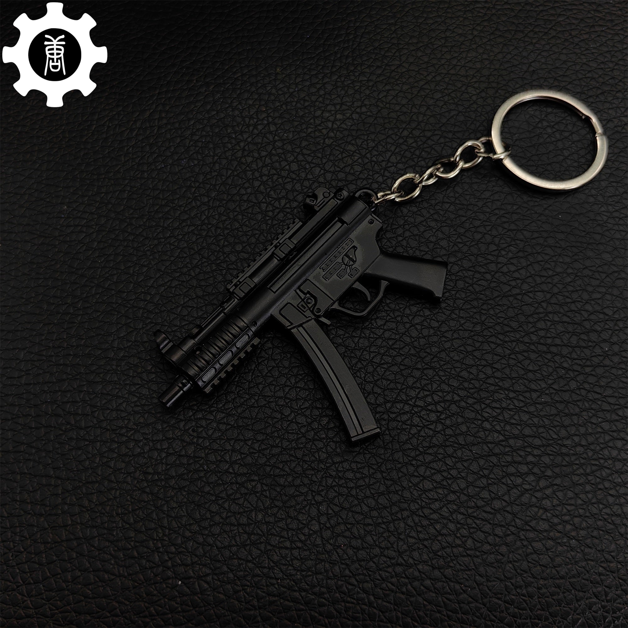 Metal MP5K Mini Submachine Gun Model Keychain - Tophatter Daily Deals