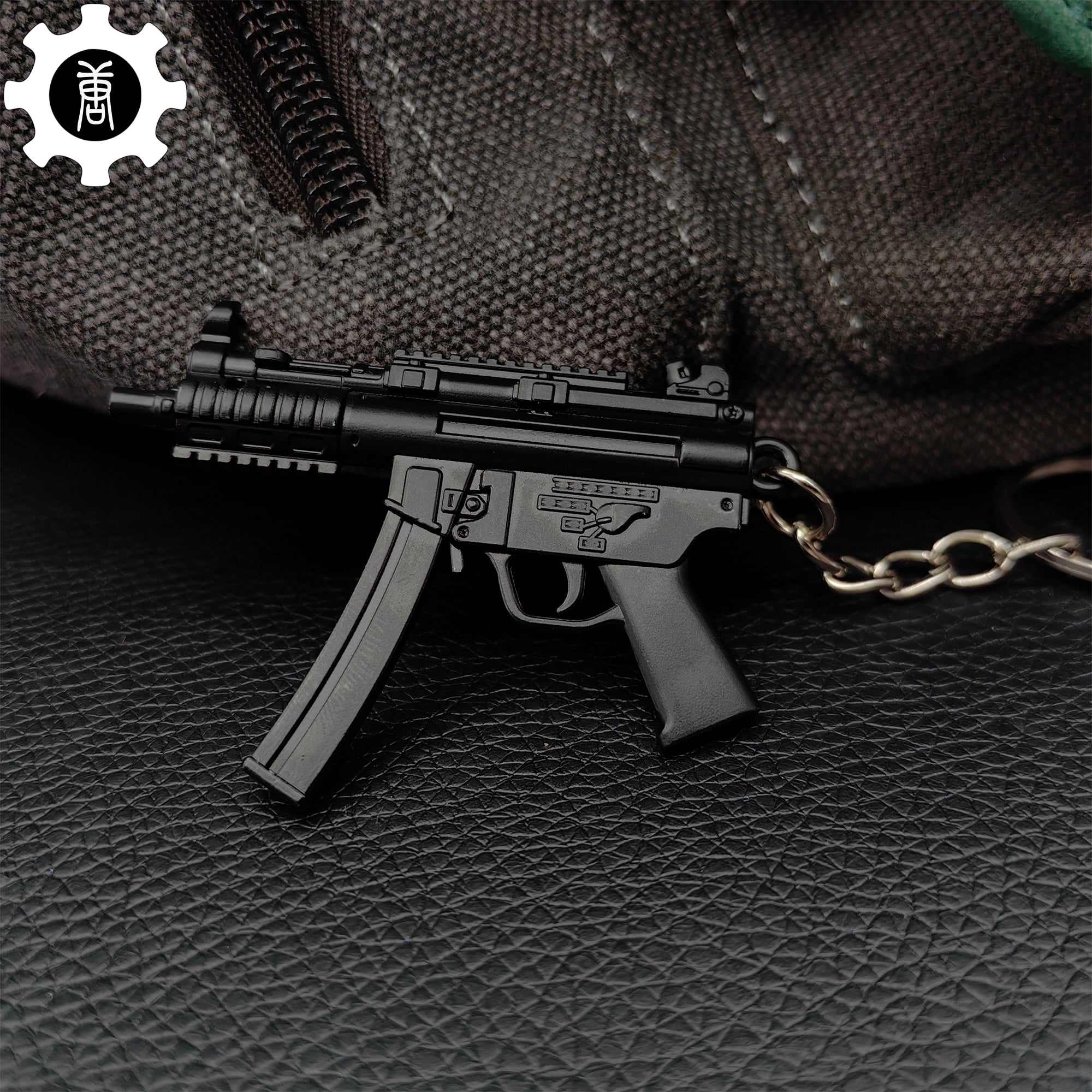 Metal MP5K Mini Submachine Gun Model Keychain - Tophatter Daily Deals