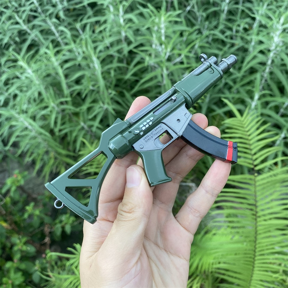 Metal MP5 SMG Miniature Gun 15.5CM/6.1