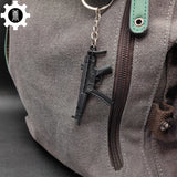 Tiny Metal MP5 Submachine Gun Model Keychain - Tophatter Daily Deals