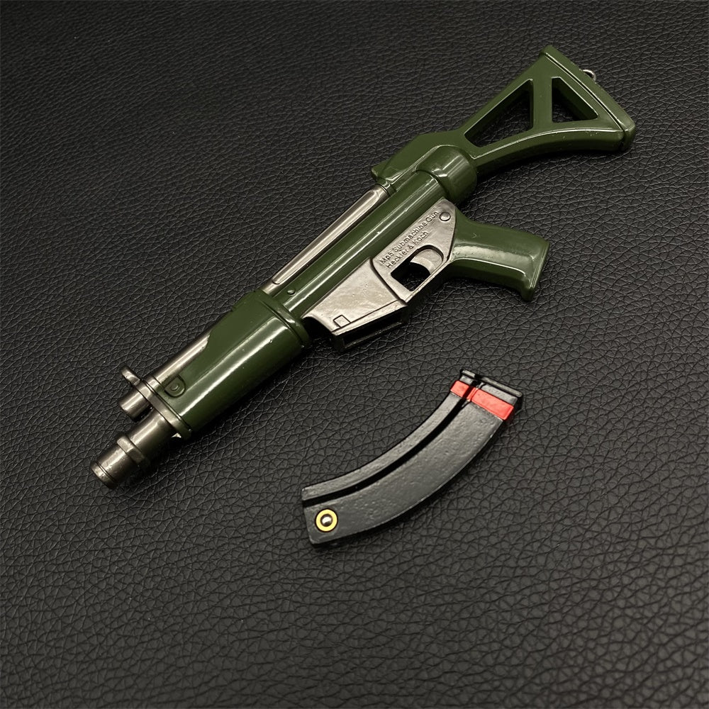 Metal MP5 SMG Miniature Gun 15.5CM/6.1