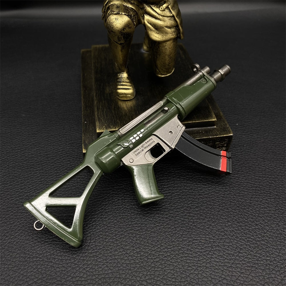 Metal MP5 SMG Miniature Gun 15.5CM/6.1