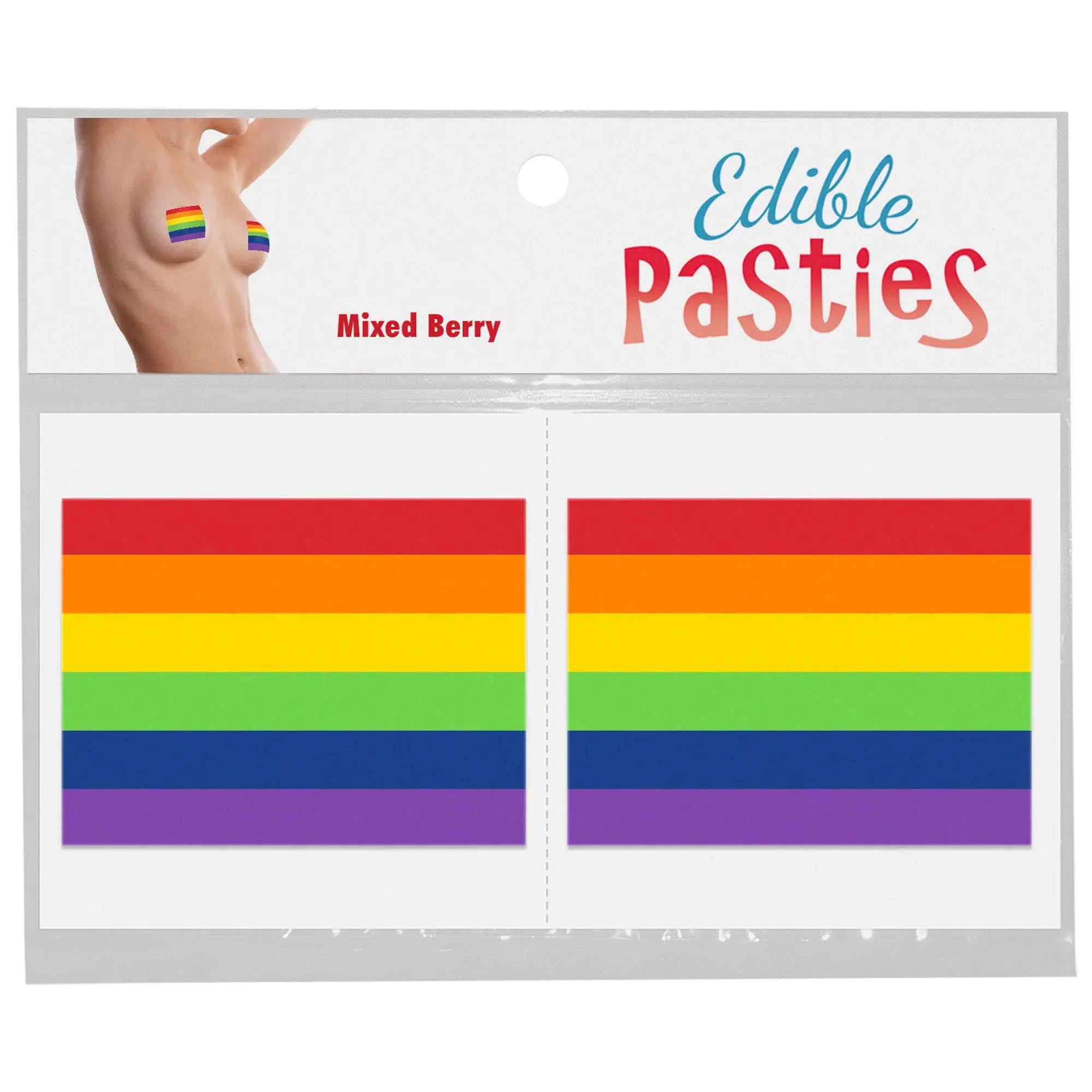 Rainbow Pride Pasties – Flavored Body Stickers > Clothes > Pasties - Tophatter Daily Deals