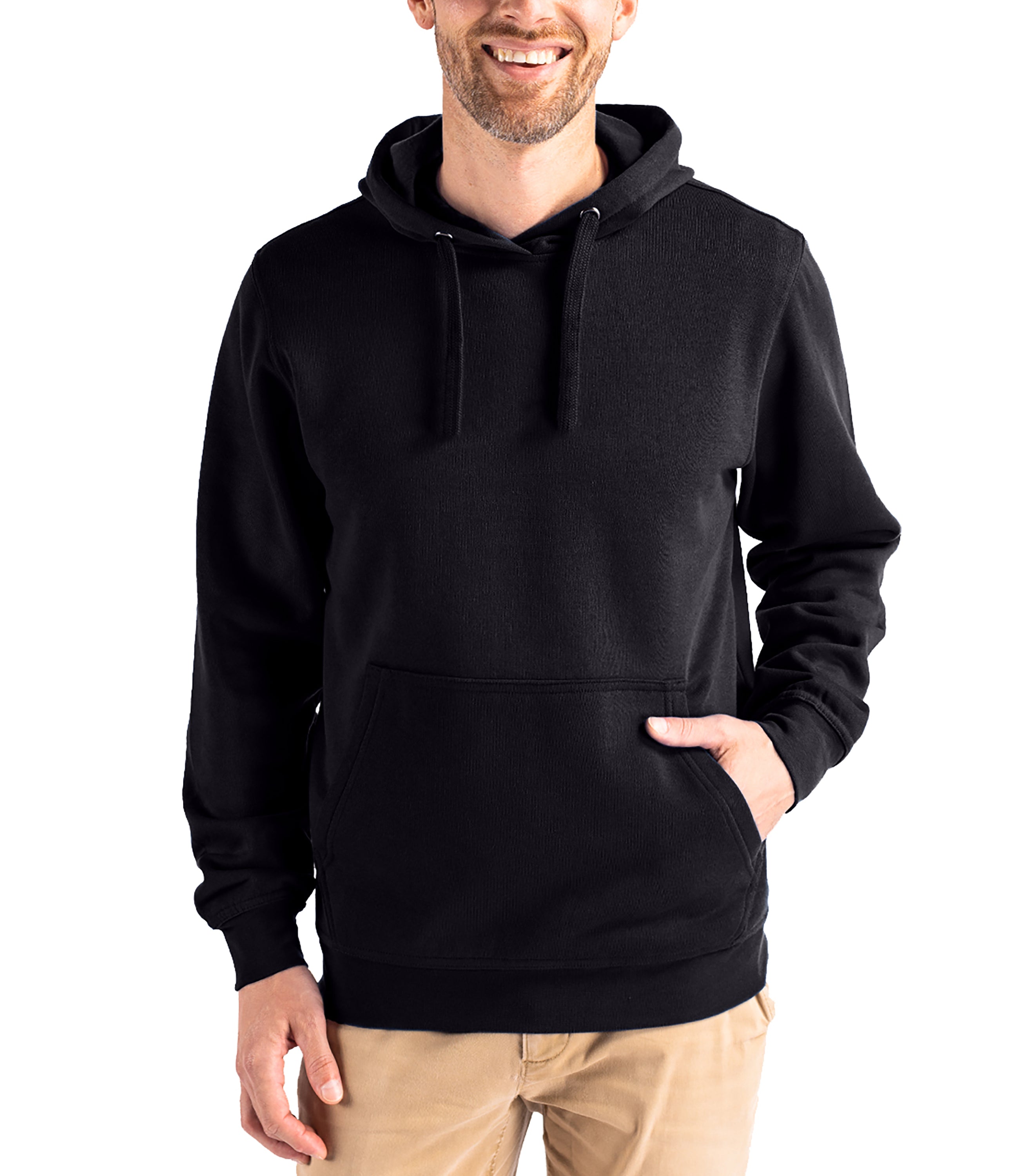 Cutter & Buck Clique Men's Stockholm Pullover Hoodie Black Hoodie - Tophatter Daily Deals