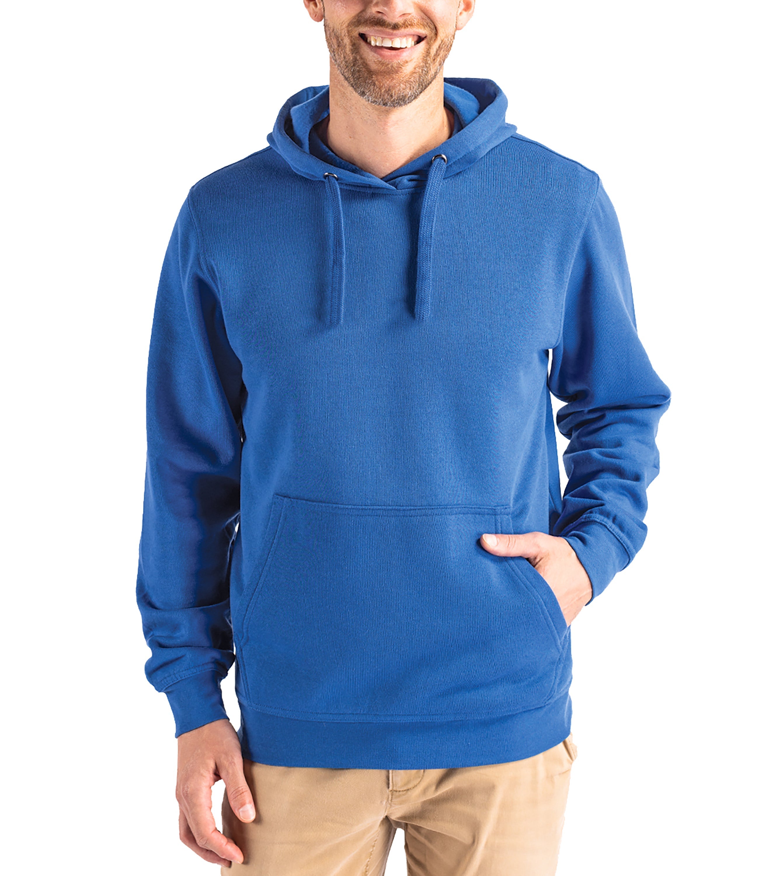 Cutter & Buck Clique Men's Stockholm Pullover Hoodie Royal Blue Hoodie - Tophatter Daily Deals