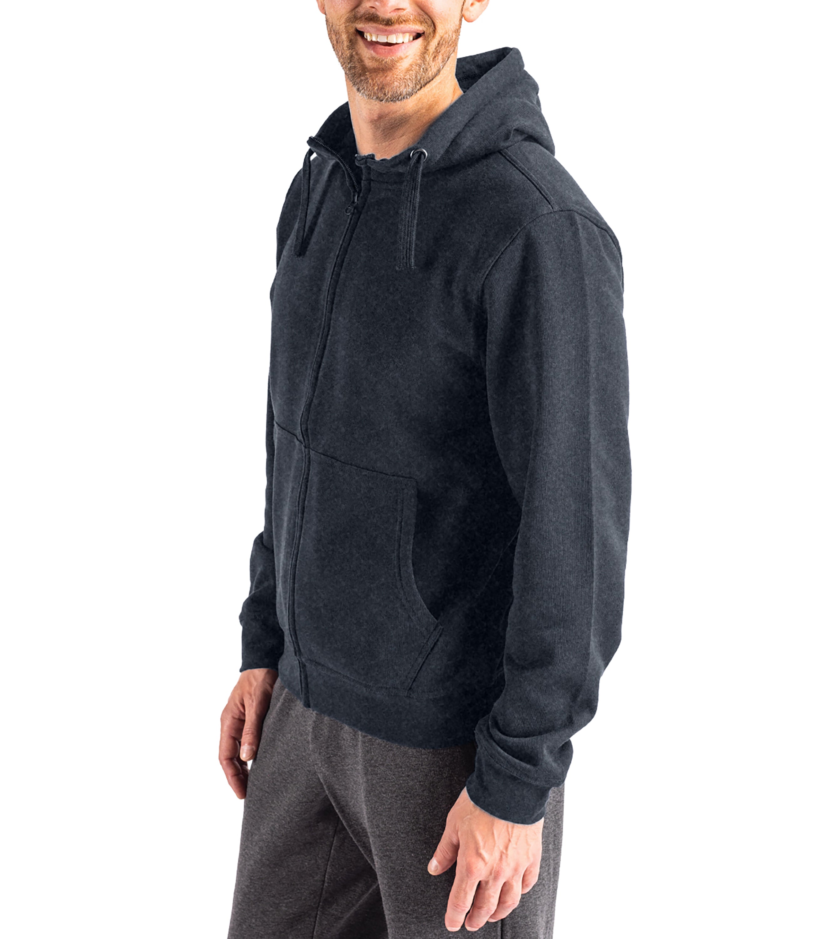 Cutter & Buck Clique Men's Stockholm Full Zip Hoodie Hoodie - Tophatter Daily Deals
