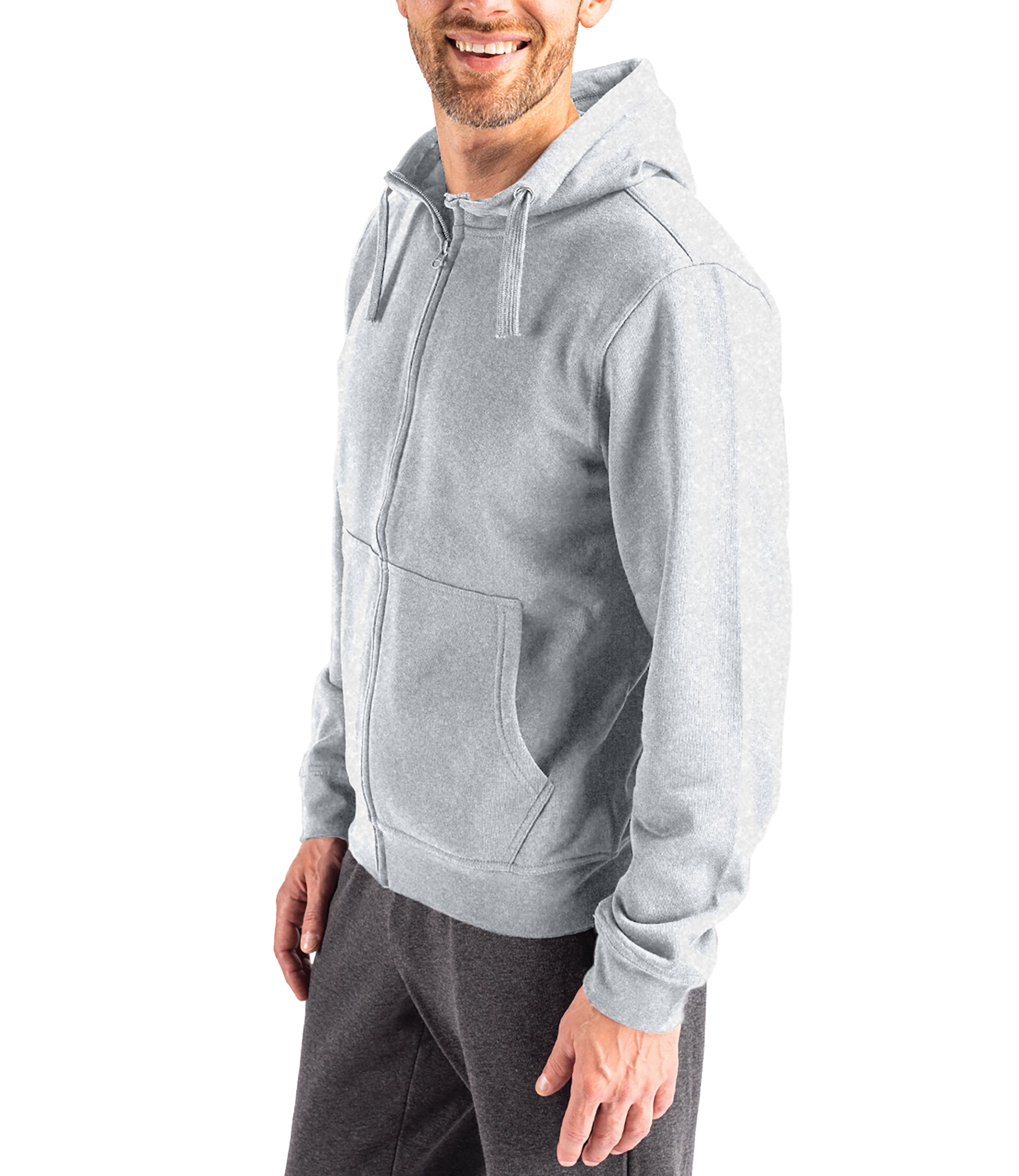 Cutter & Buck Clique Men's Stockholm Full Zip Hoodie Hoodie - Tophatter Daily Deals