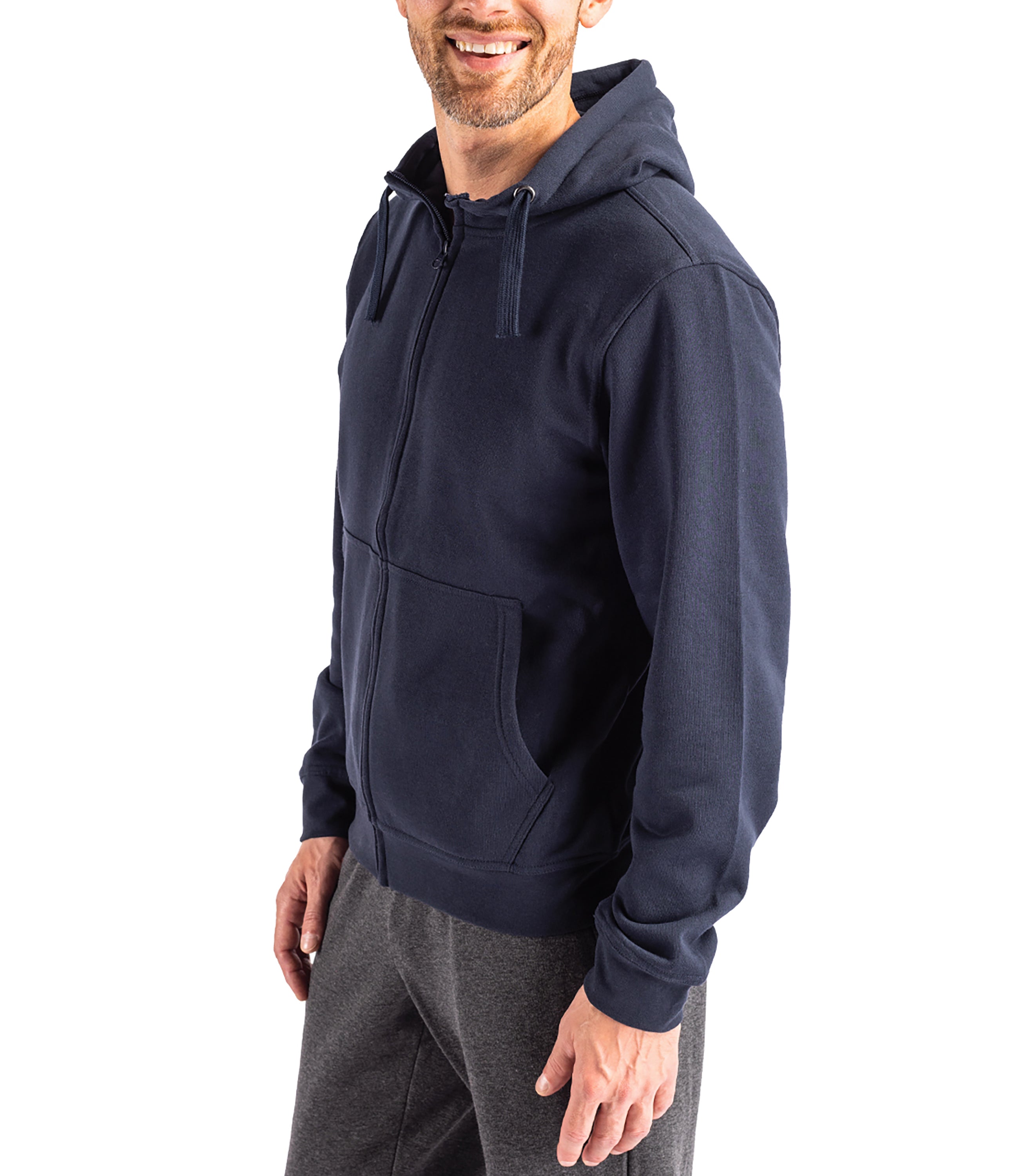 Cutter & Buck Clique Men's Stockholm Full Zip Hoodie Hoodie - Tophatter Daily Deals