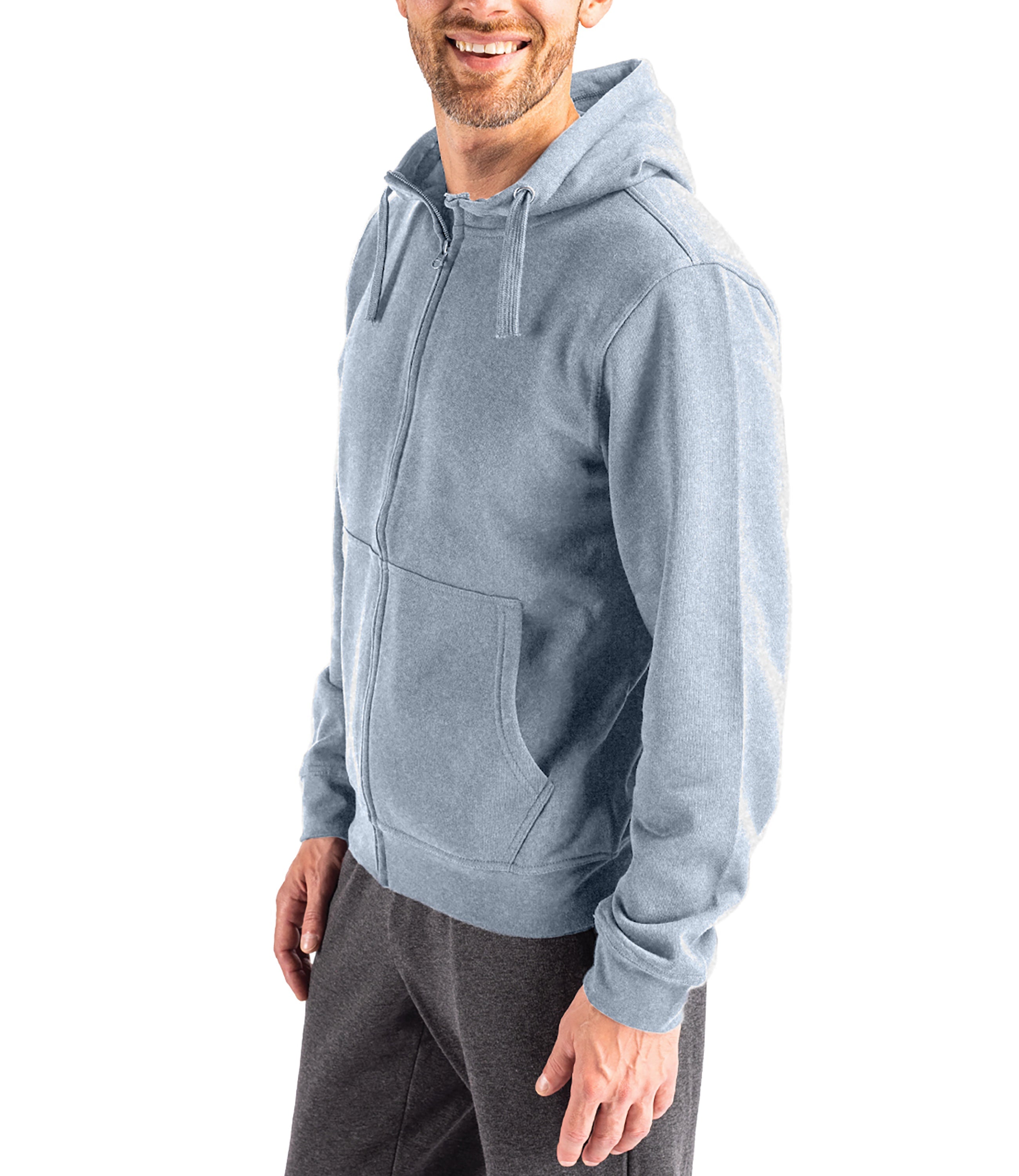 Cutter & Buck Clique Men's Stockholm Full Zip Hoodie Hoodie - Tophatter Daily Deals