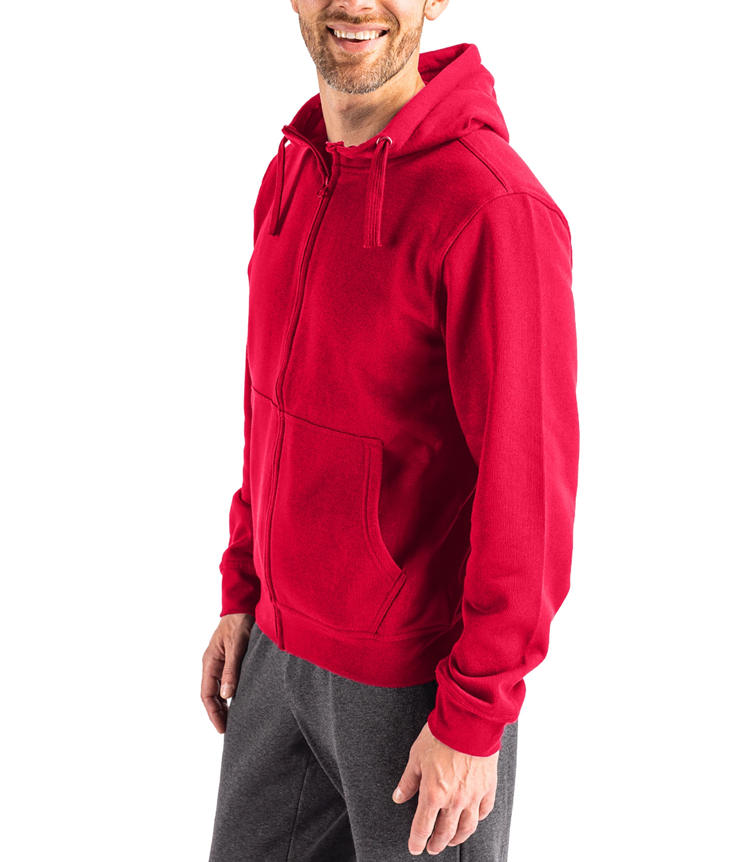 Cutter & Buck Clique Men's Stockholm Full Zip Hoodie Hoodie - Tophatter Daily Deals