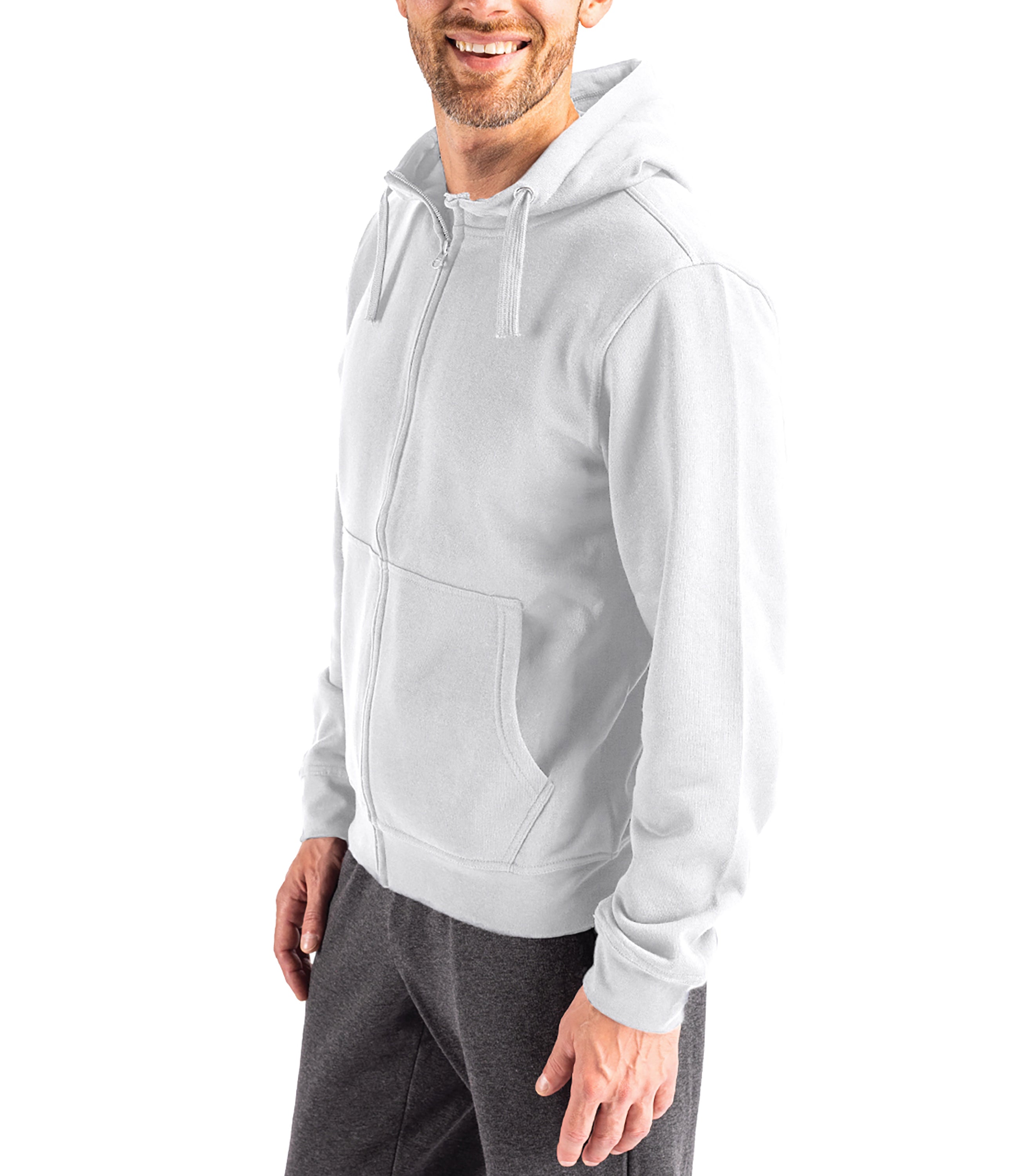 Cutter & Buck Clique Men's Stockholm Full Zip Hoodie Hoodie - Tophatter Daily Deals
