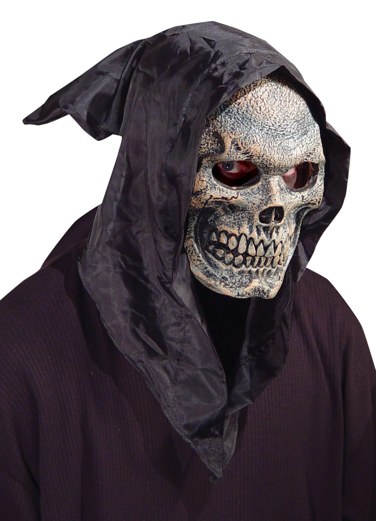 Skull Hooded Flexi Face Mask Halloween Skeleton Decorations - Tophatter Daily Deals