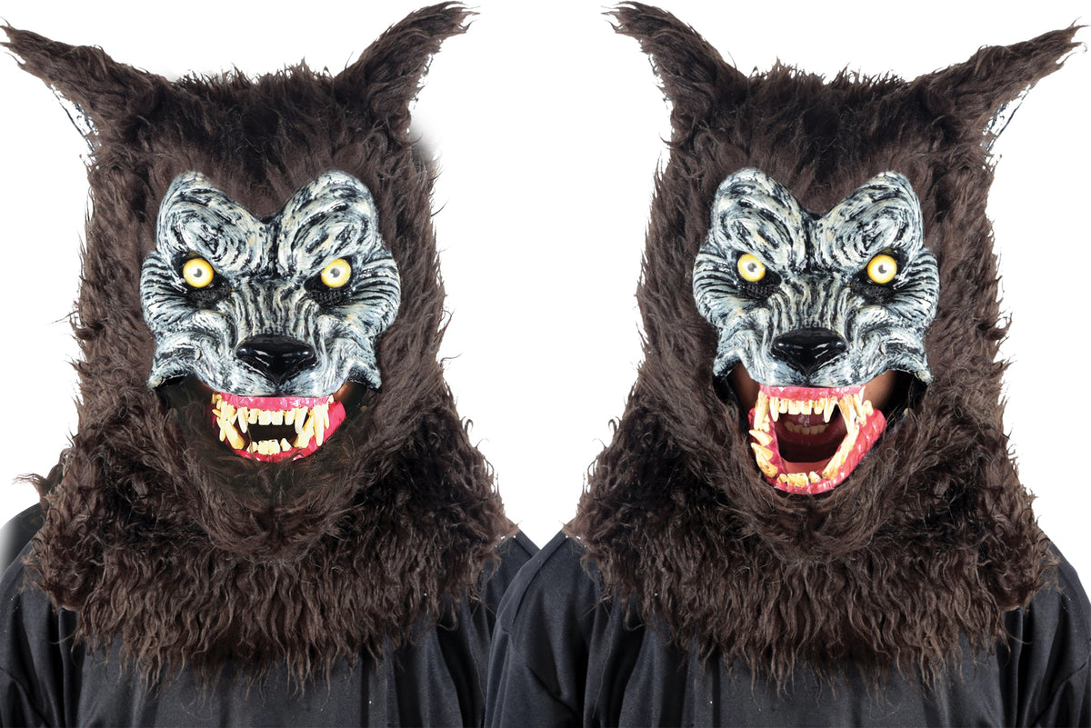 Animated Animal Brown Werewolf Mask – Tophatter's Inc.