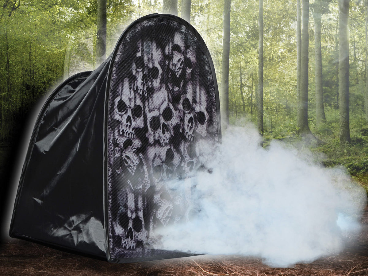 Tombstone Skulls Foggy Halloween Skeleton Decorations - Tophatter Daily Deals