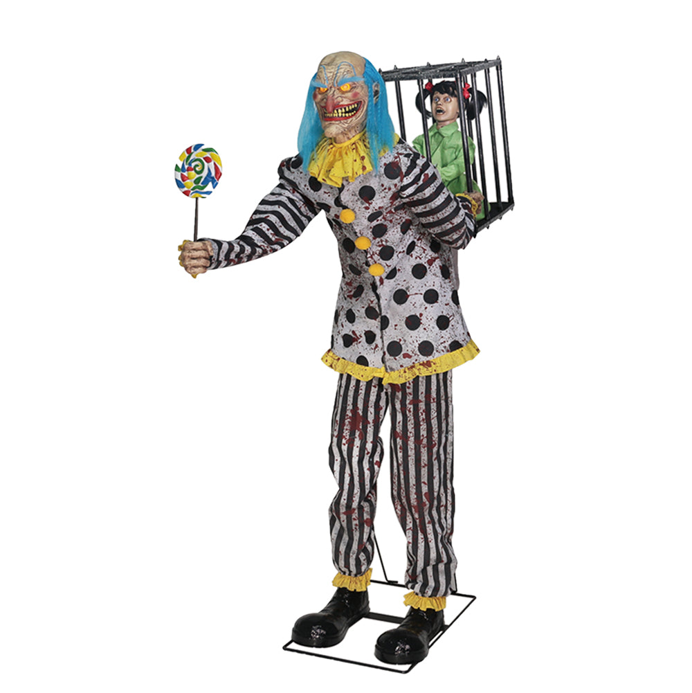 Mr. Happy Animated Prop Halloween Animatronics - Tophatter Daily Deals