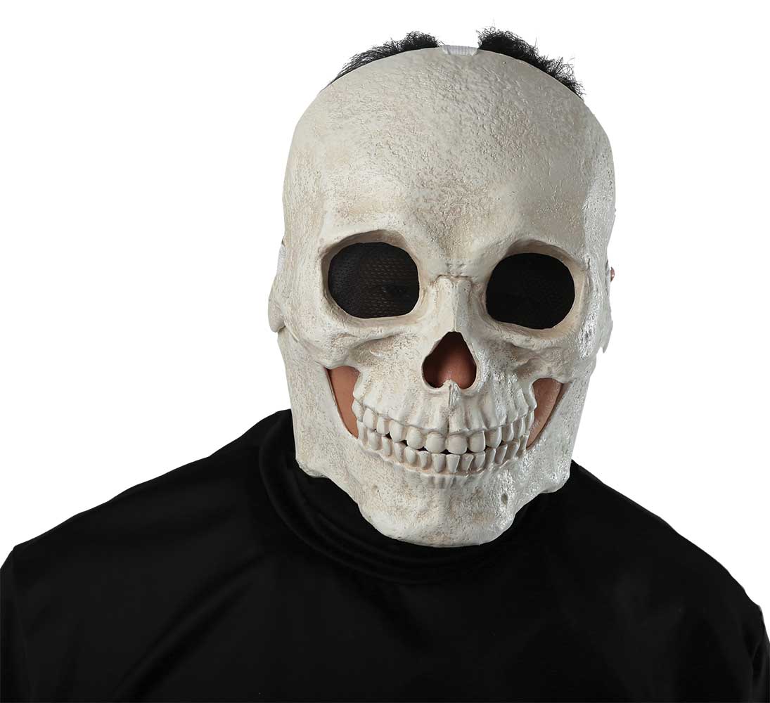 Moving Mouth Skull Mask Halloween Skeleton Decorations - Tophatter Daily Deals