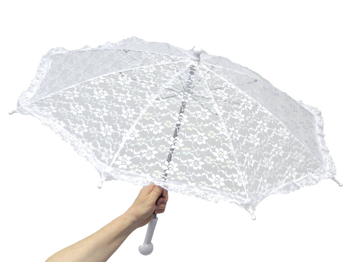 22" Lace Parasol Costume Accessories - Tophatter Daily Deals