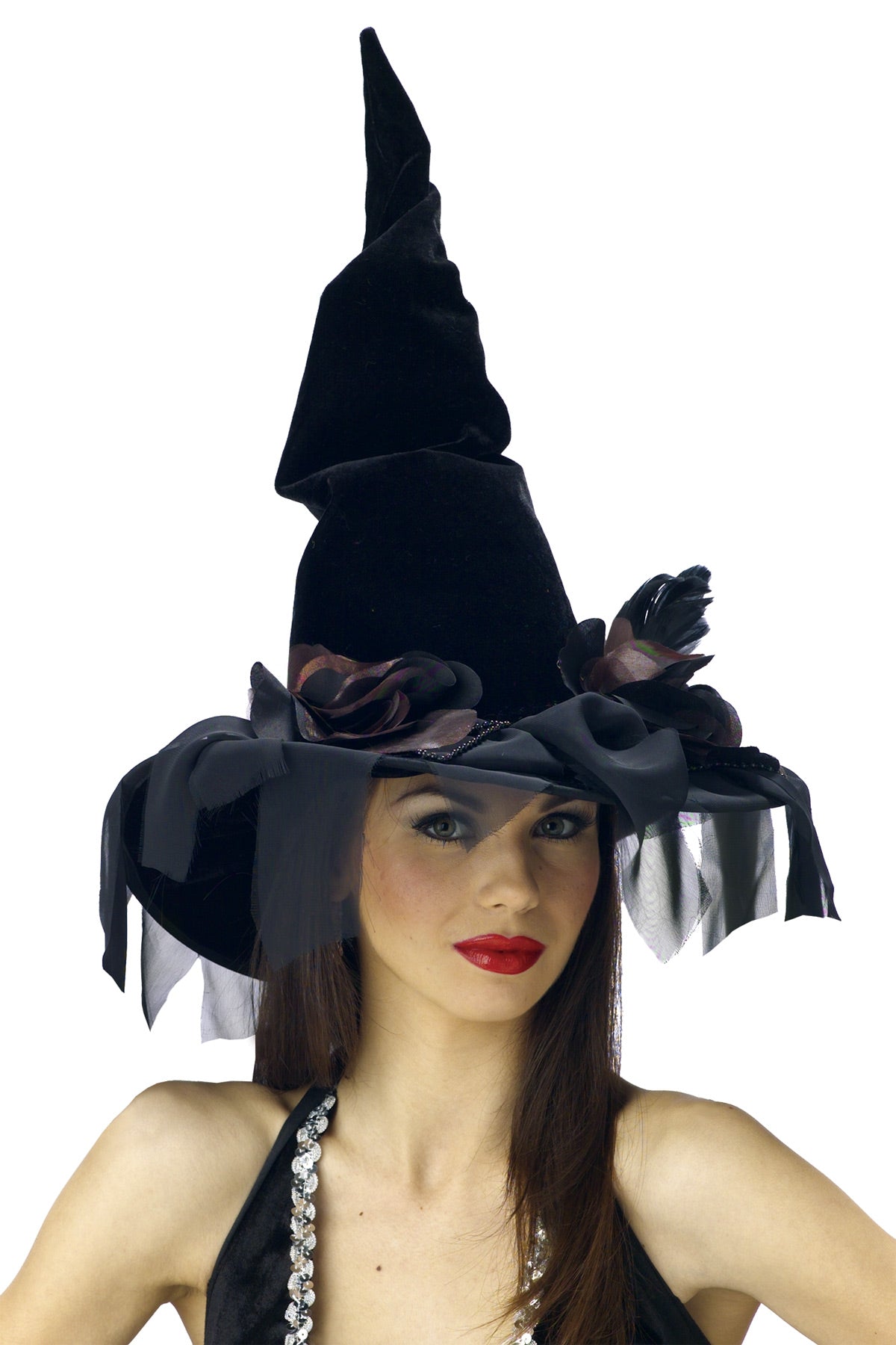 Deluxe Winding Witch Hat Halloween Hats & Headpieces - Tophatter Daily Deals